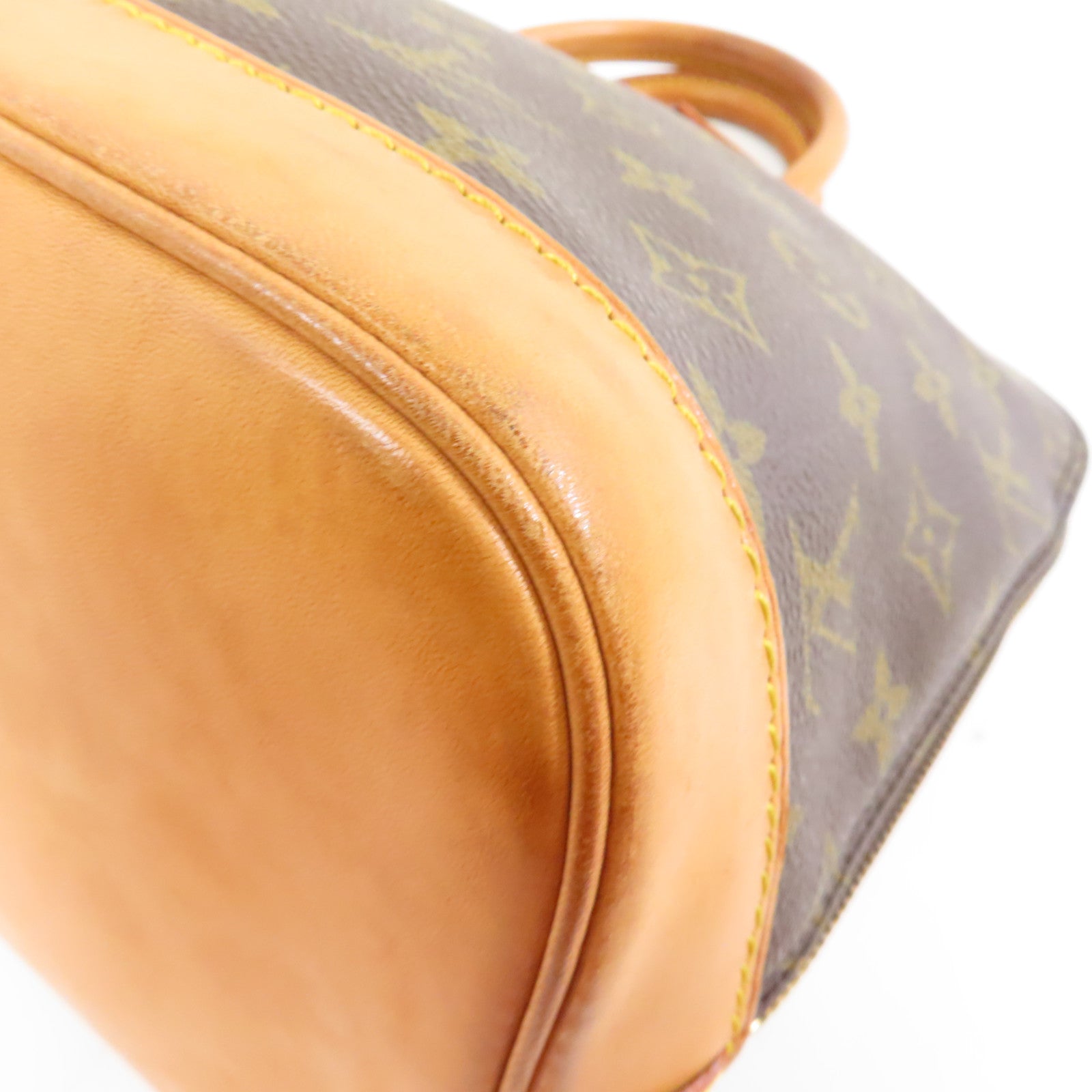 LOUIS VUITTON 【激減優惠】Monogram Alma金扣手挽袋啡色