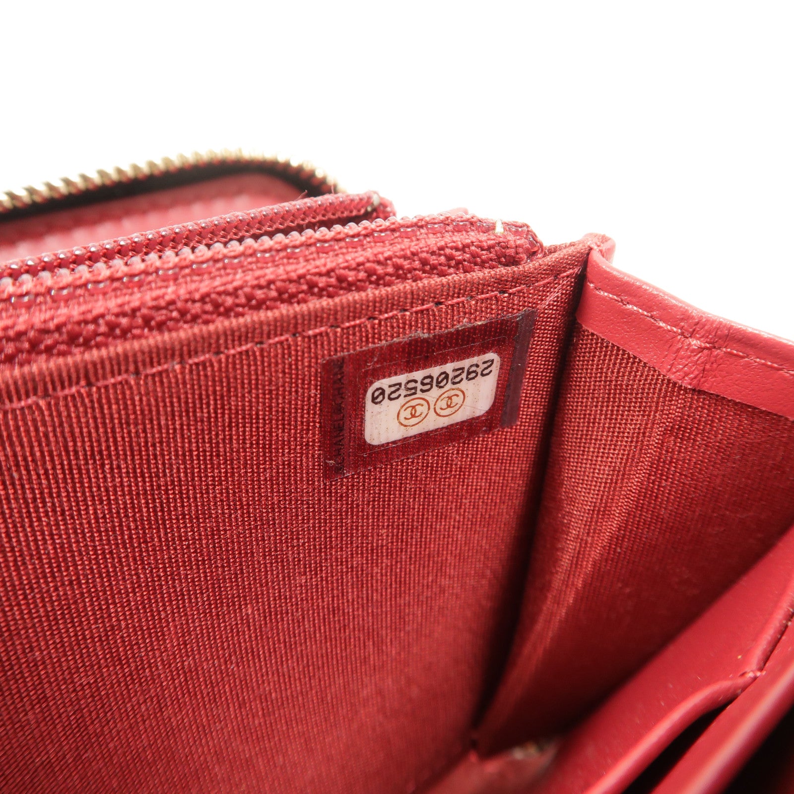 CHANEL 羊皮皮革19 Small Zipped Wallet長錢包