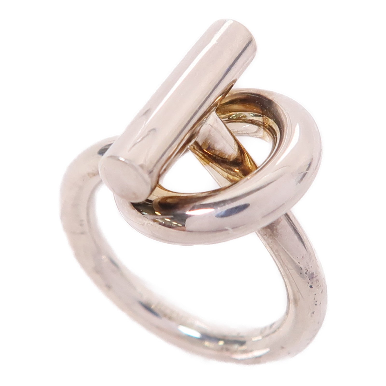 HERMES 925純銀Echappee Ring戒指US#6