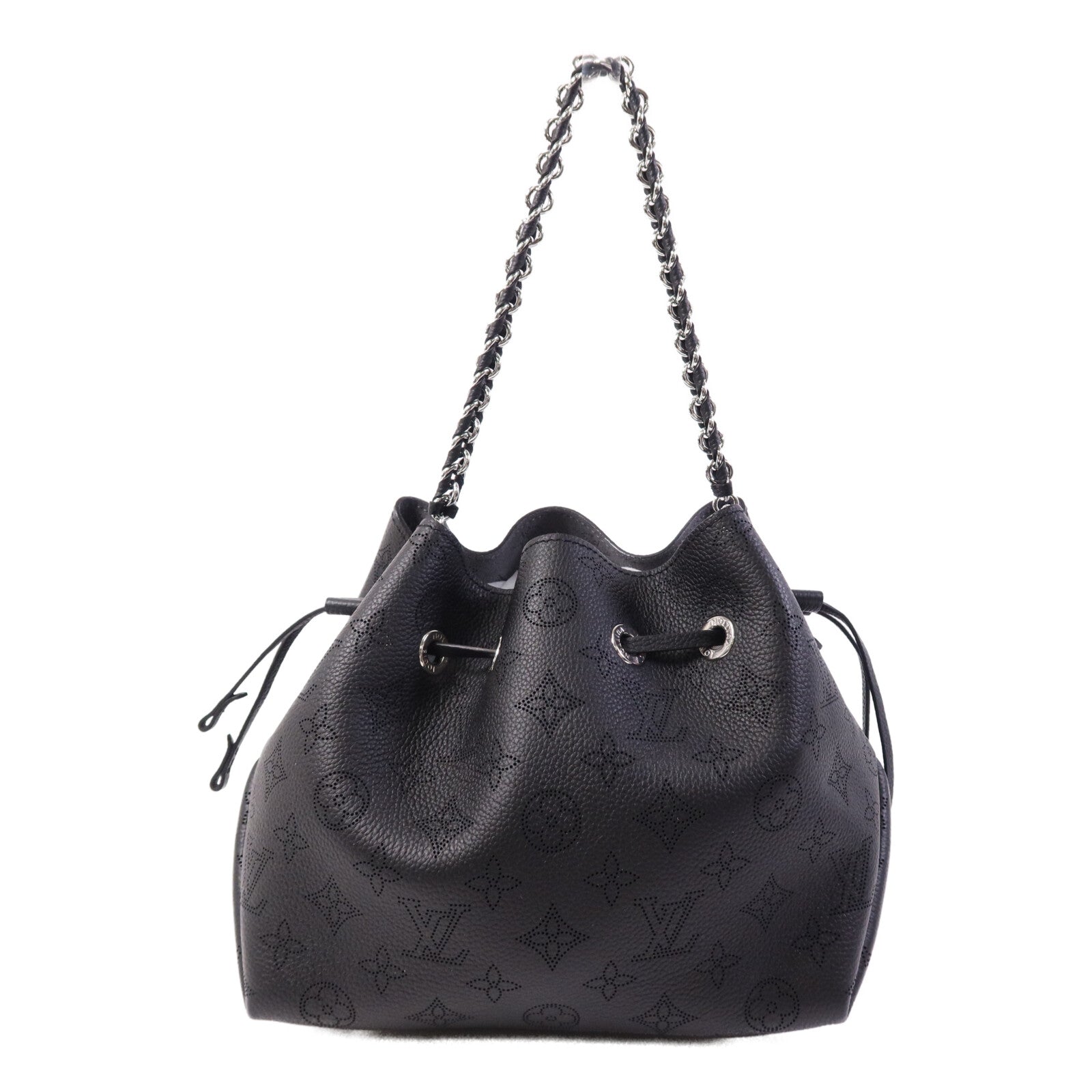 LOUIS VUITTON Mahina Bella銀扣手挽肩背兩用袋