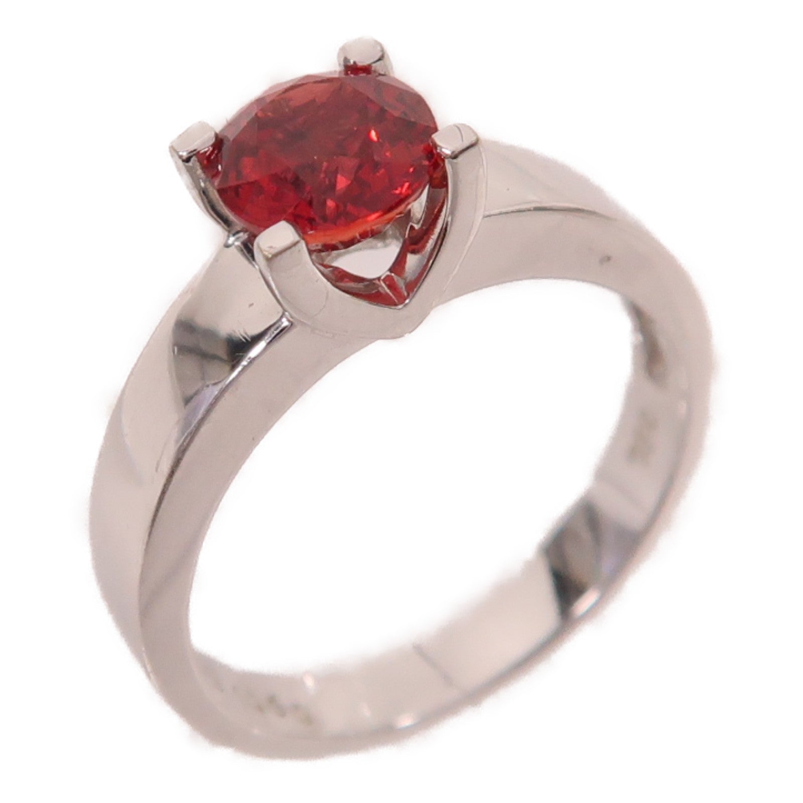 JEWELRY 【激減優惠】18K白金Topaz Ring1.06ct拓帕石戒指US#4.75