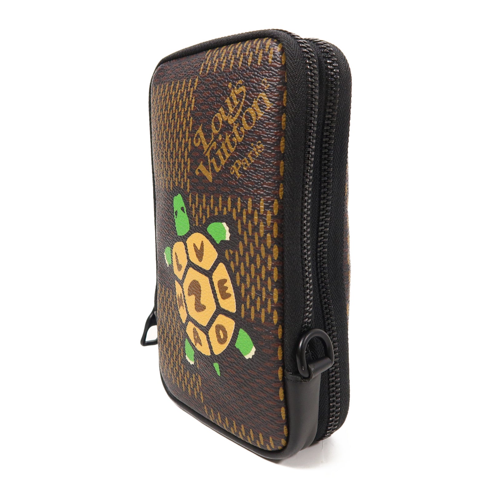LOUIS VUITTON Damier LV x Nigo Phone Pouch肩背袋