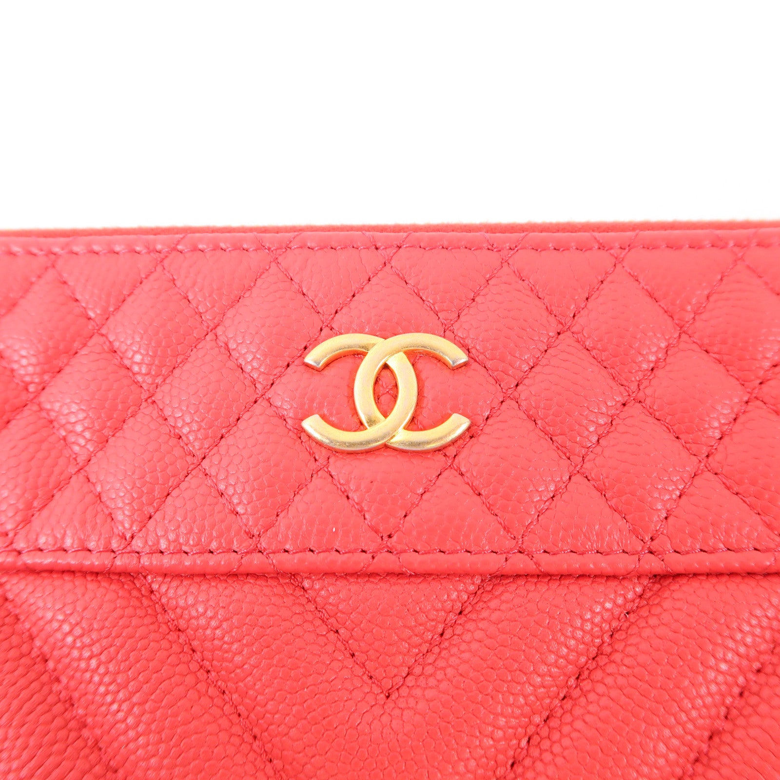 CHANEL 牛皮皮革Clutch Bag金扣手拿包