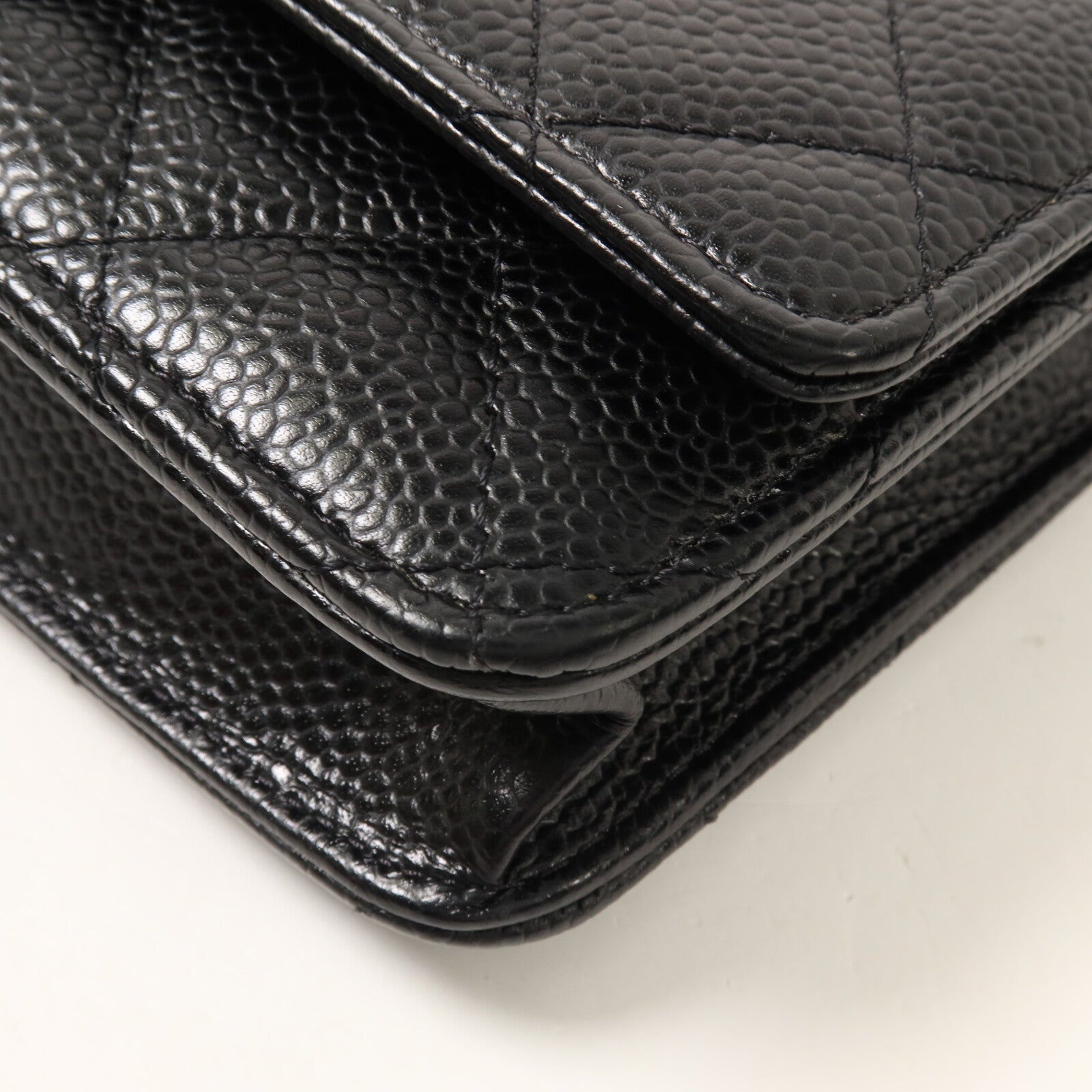 CHANEL 牛皮皮革Wallet On Chain鏈帶肩背袋