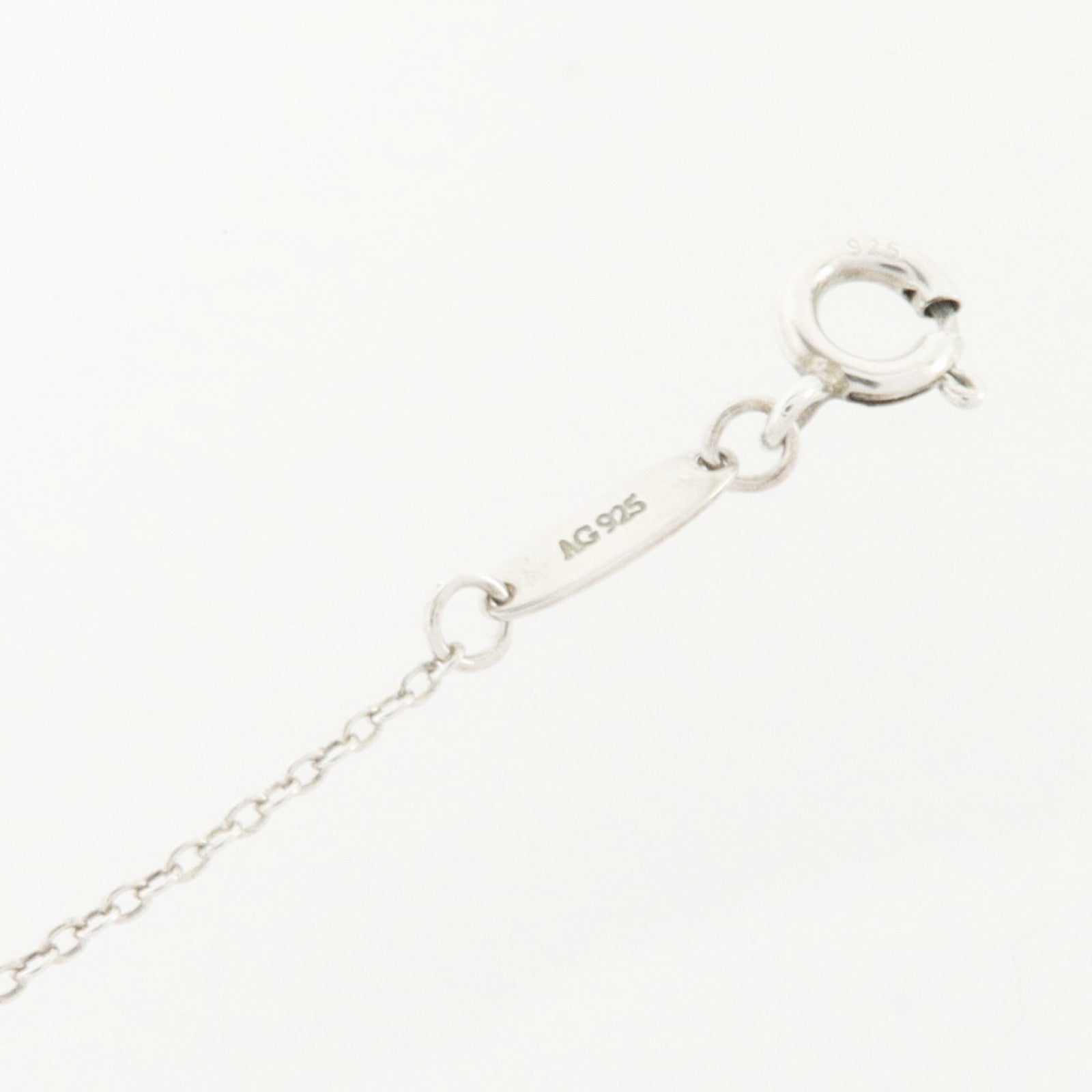 TIFFANY＆CO 925純銀Elsa Peretti Open Heart Necklace項鏈