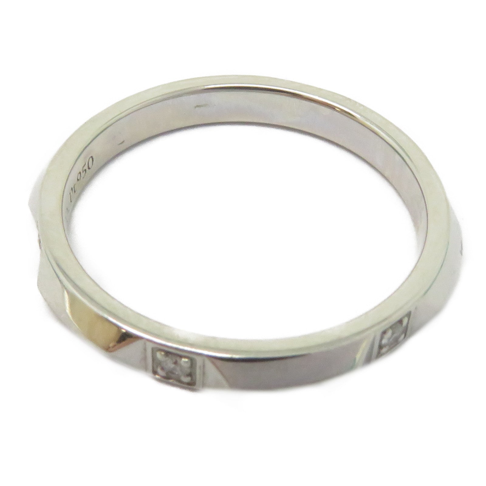TIFFANY＆CO PT950鉑金Diamond Ring 0.05ct鑽石戒指US#7.5