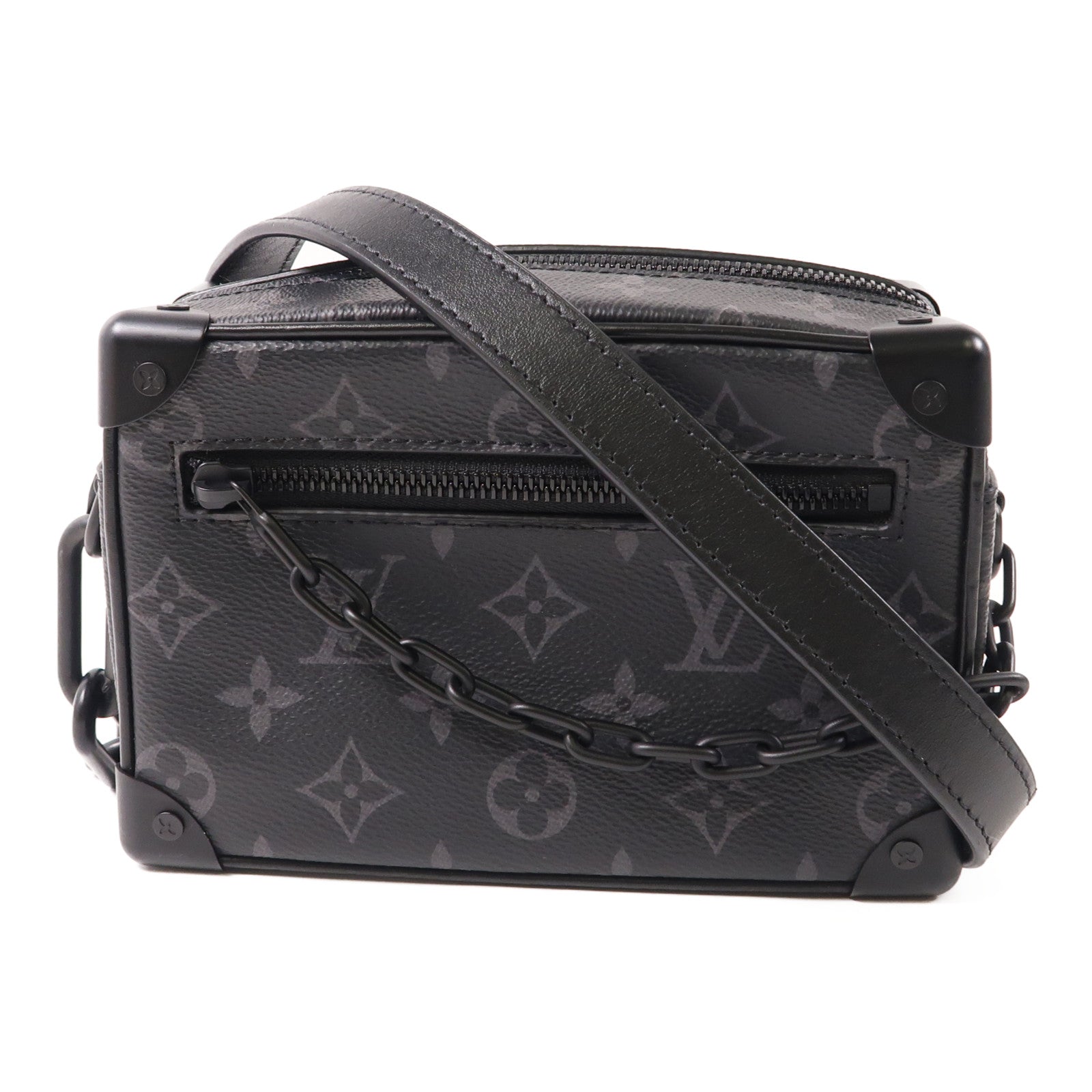 LOUIS VUITTON Monogram Eclipse Mini Soft Trunk肩背袋