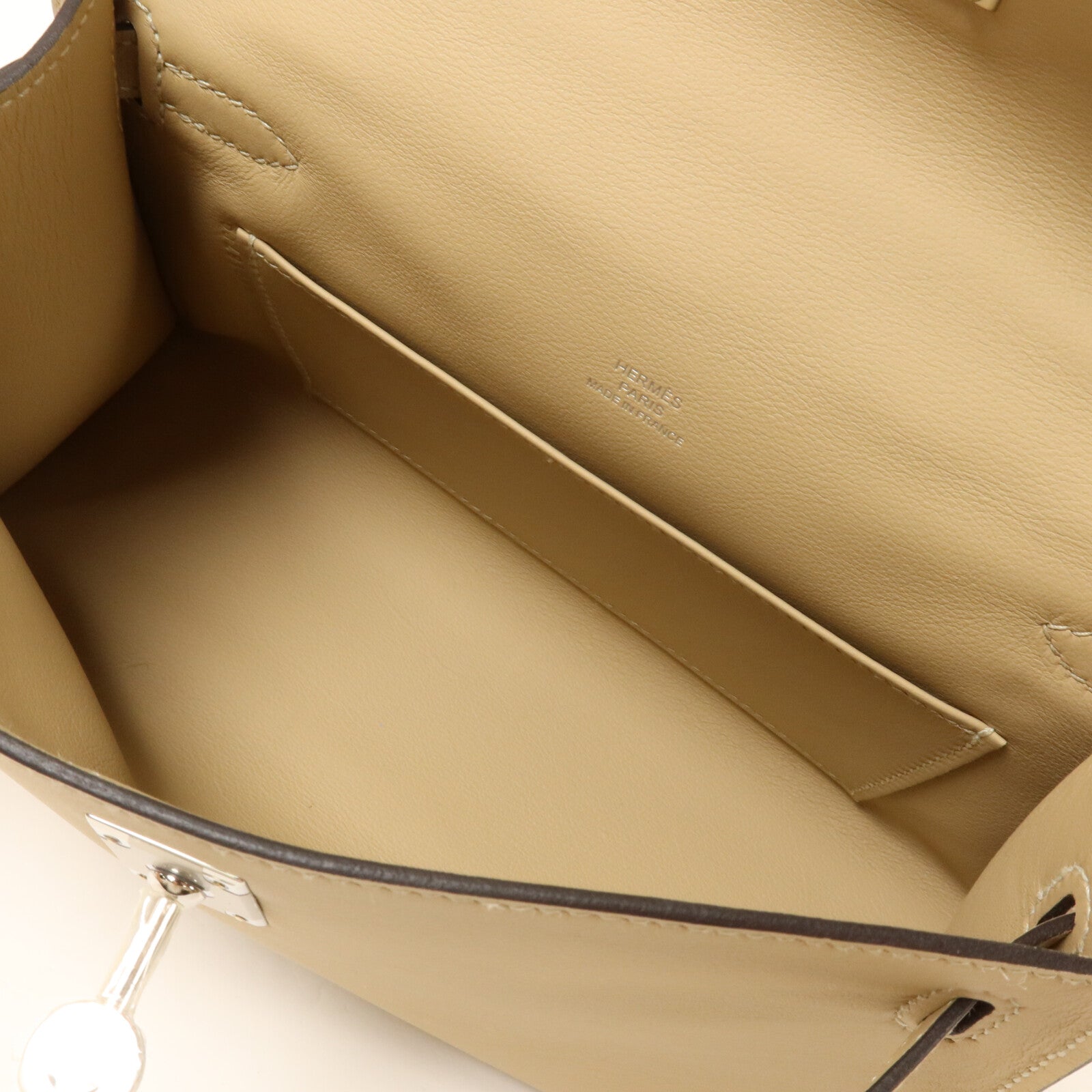 HERMES Swift皮革Kelly Pochette手挽袋Trench
