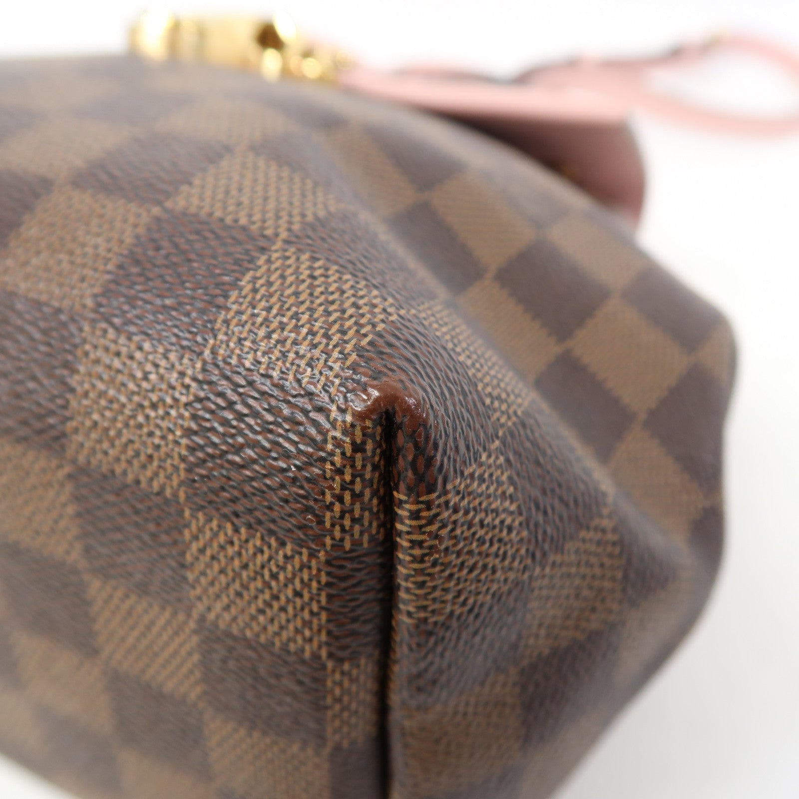LOUIS VUITTON Damier Ebene Clapton金扣背包啡色