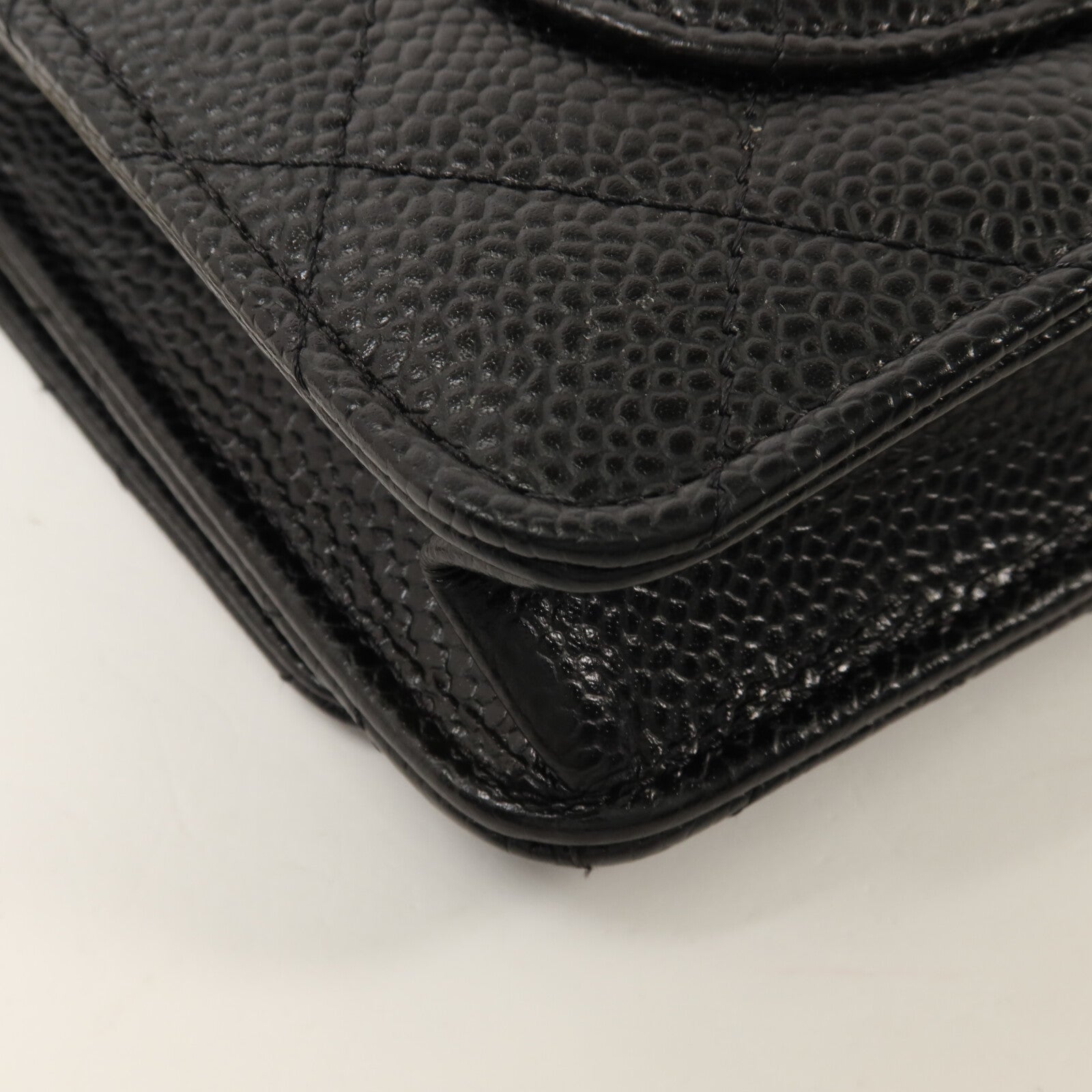 CHANEL 牛皮皮革Wallet On Chain鏈帶肩背袋