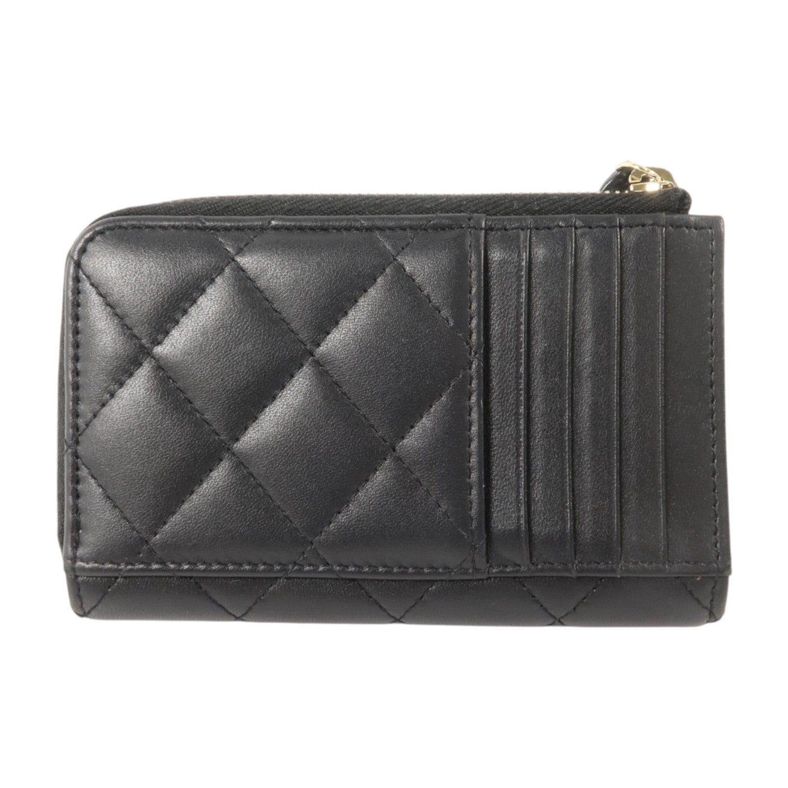 CHANEL 羊皮皮革Card Case金扣卡片套