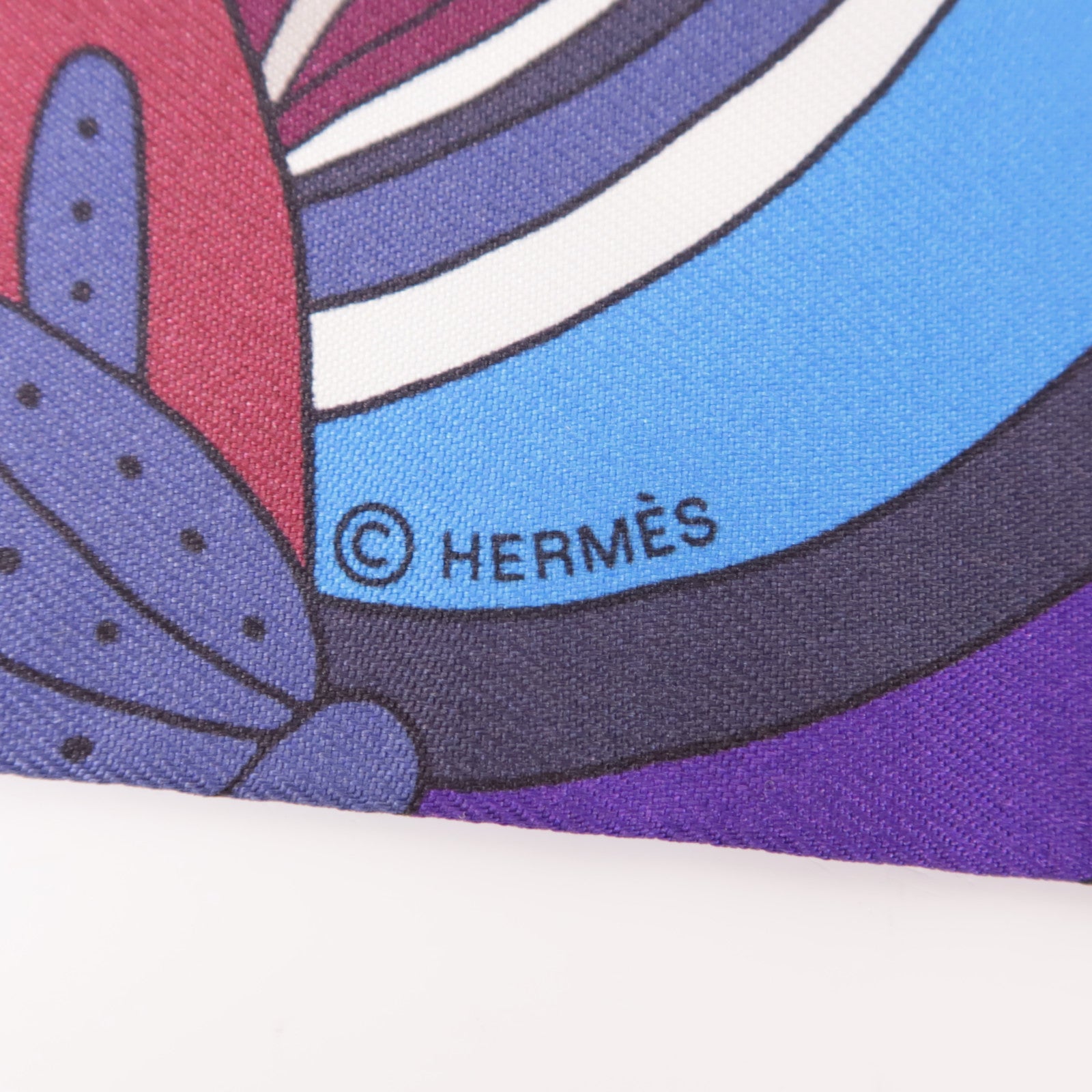 HERMES 【激減優惠】絲質Twilly絲巾