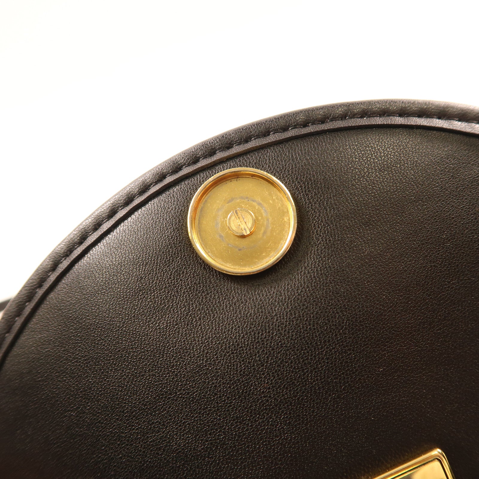 Dior 牛皮皮革Vintage Shoulder Bag金扣肩背袋