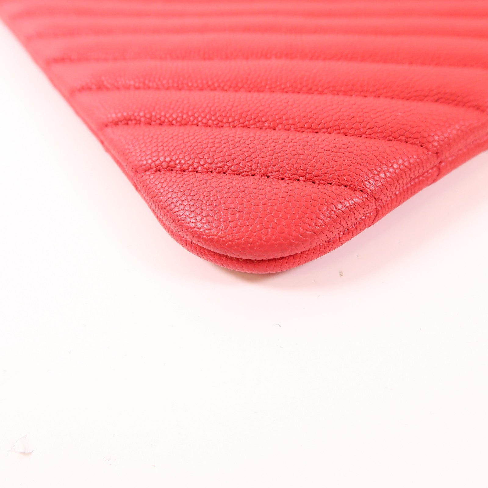 CHANEL 牛皮皮革Clutch Bag金扣手拿包
