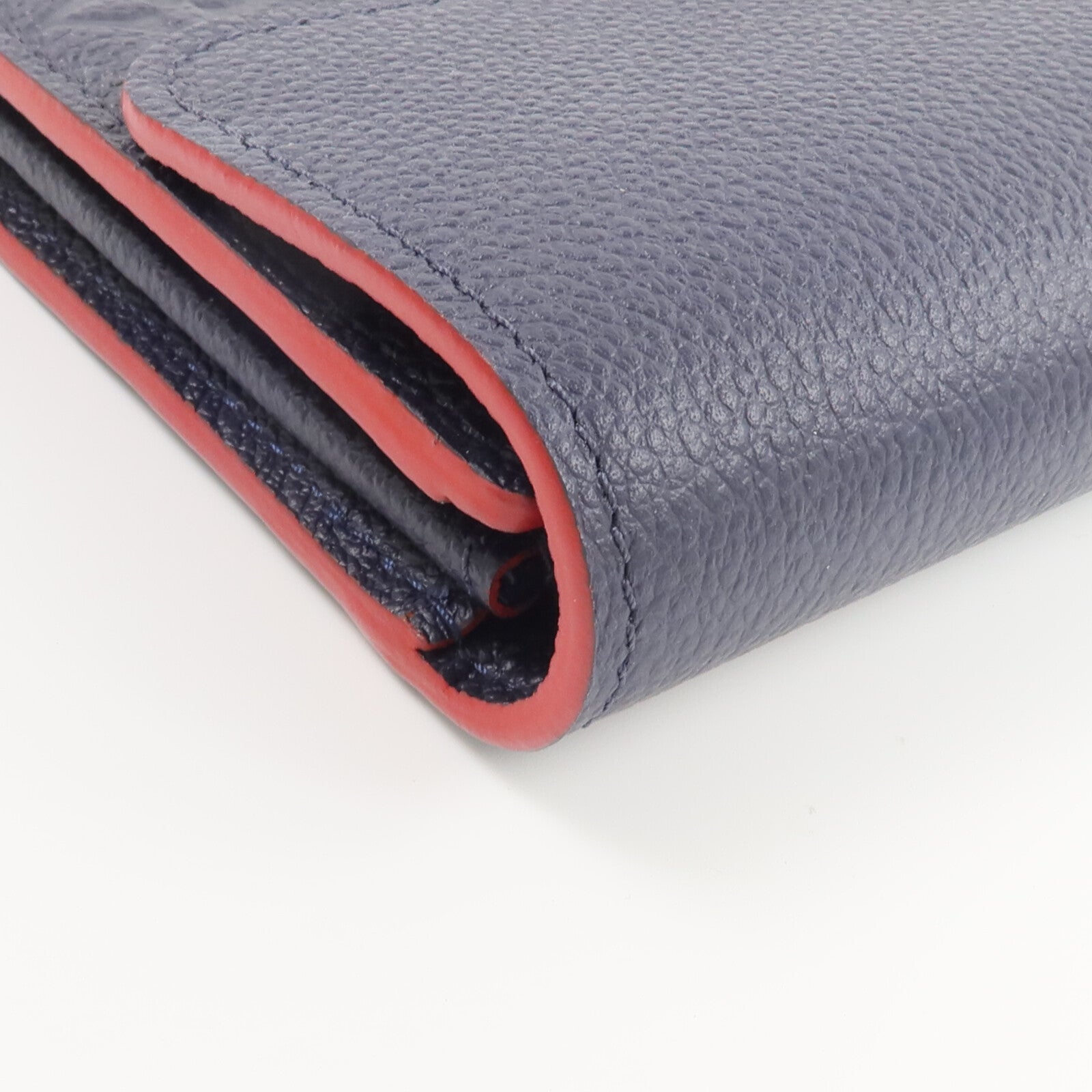 LOUIS VUITTON Monogram Empreinte Marine Long Wallet長錢包