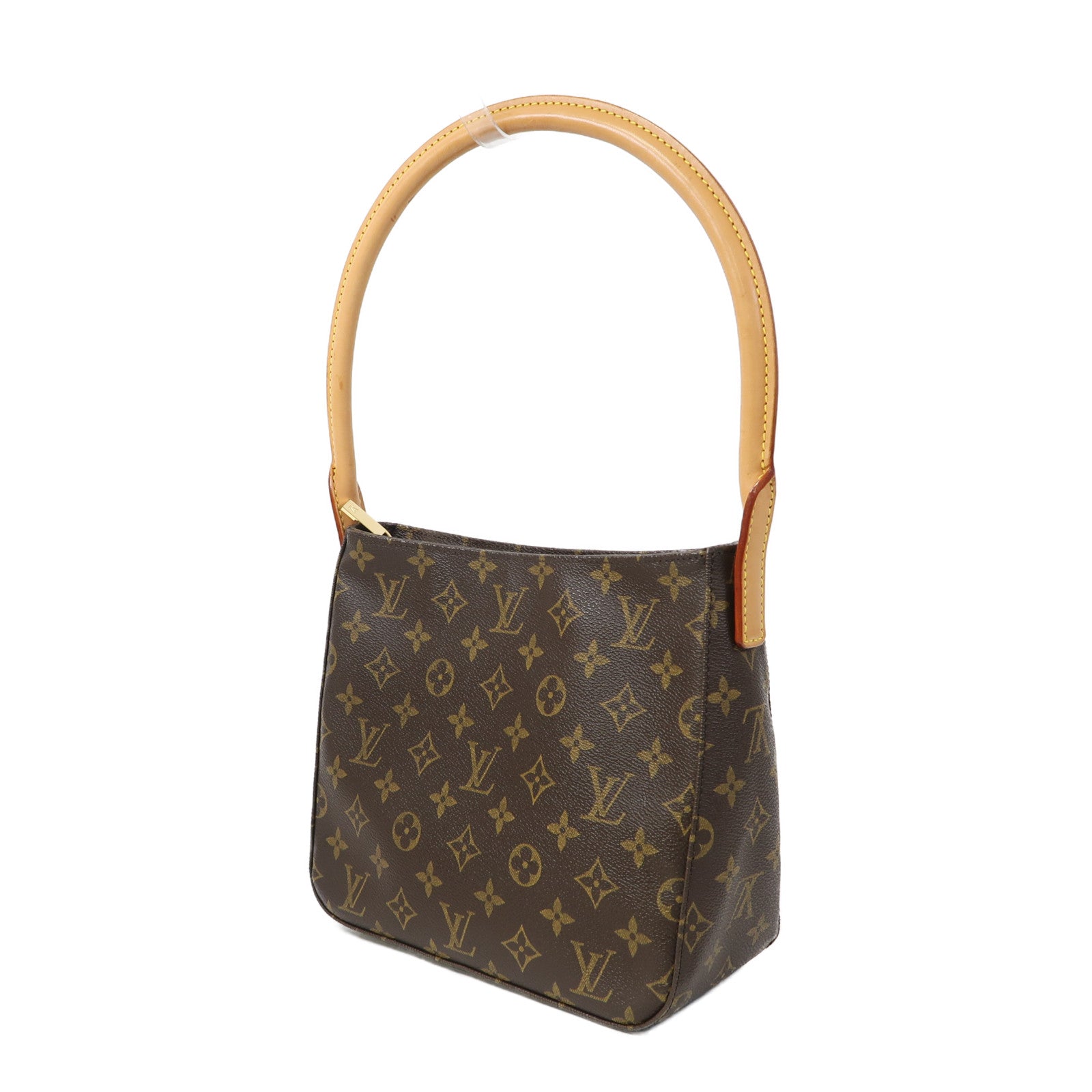 LOUIS VUITTON 【激減優惠】Monogram Looping MM金扣肩背袋啡色