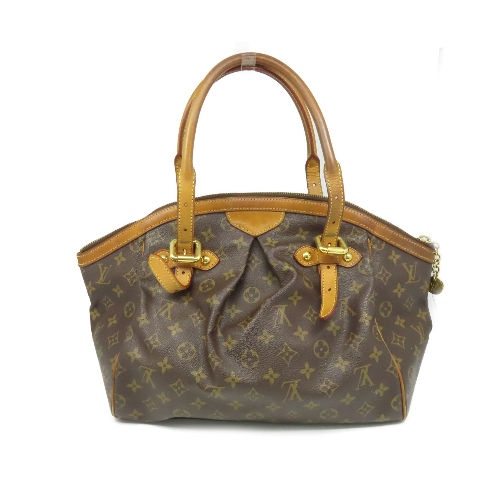 LOUIS VUITTON 【激減優惠】Monogram Tivoli GM金扣手挽袋啡色