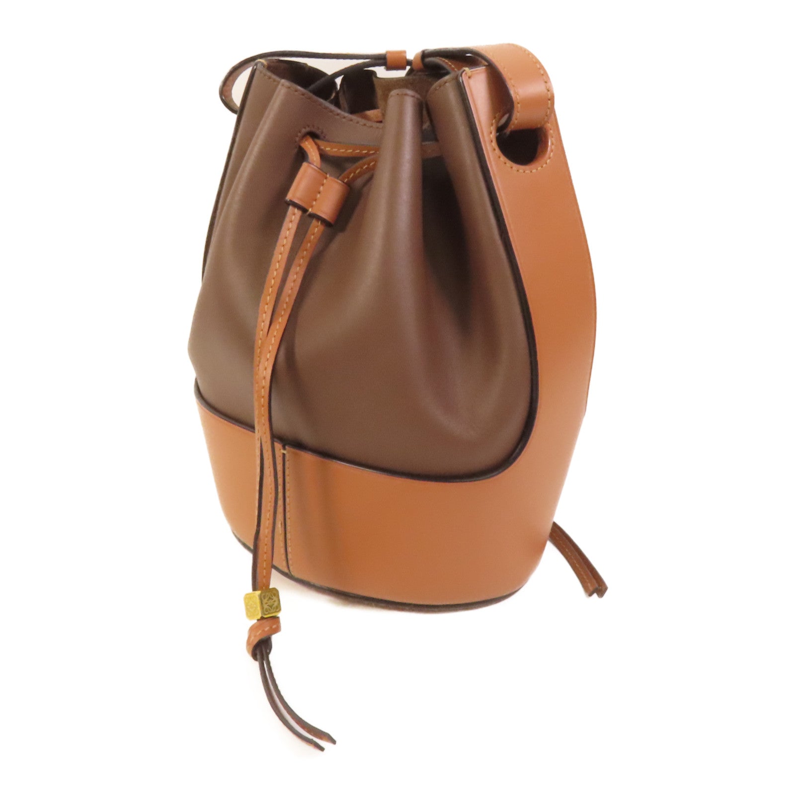 LOEWE 牛皮皮革Balloon Bag金扣肩背袋