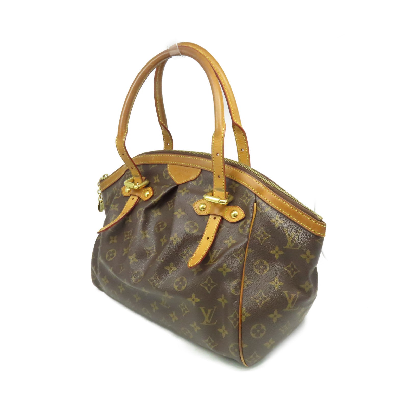 LOUIS VUITTON 【激減優惠】Monogram Tivoli GM金扣手挽袋啡色
