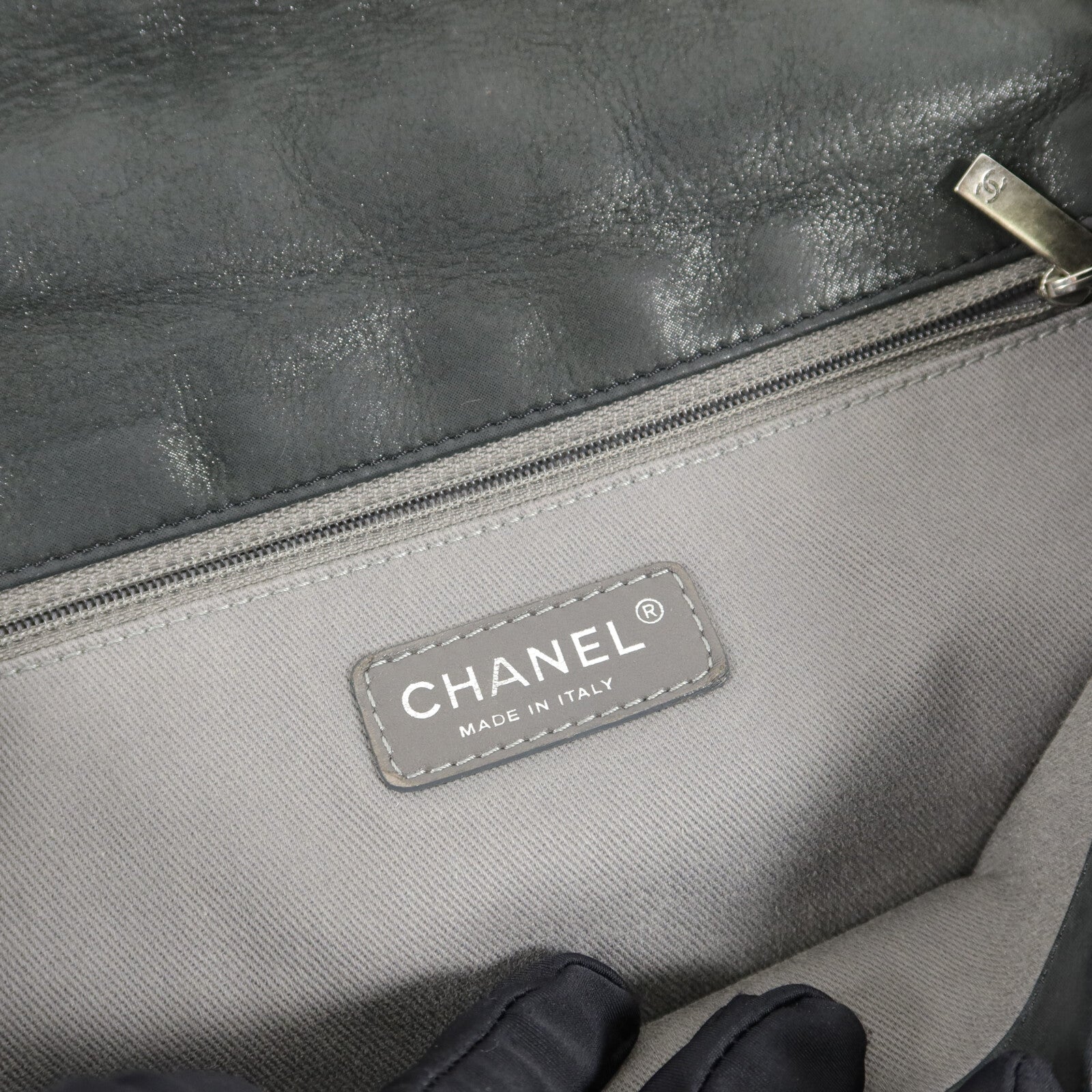 CHANEL 羊皮皮革Chain Shoulder鏈帶肩背袋