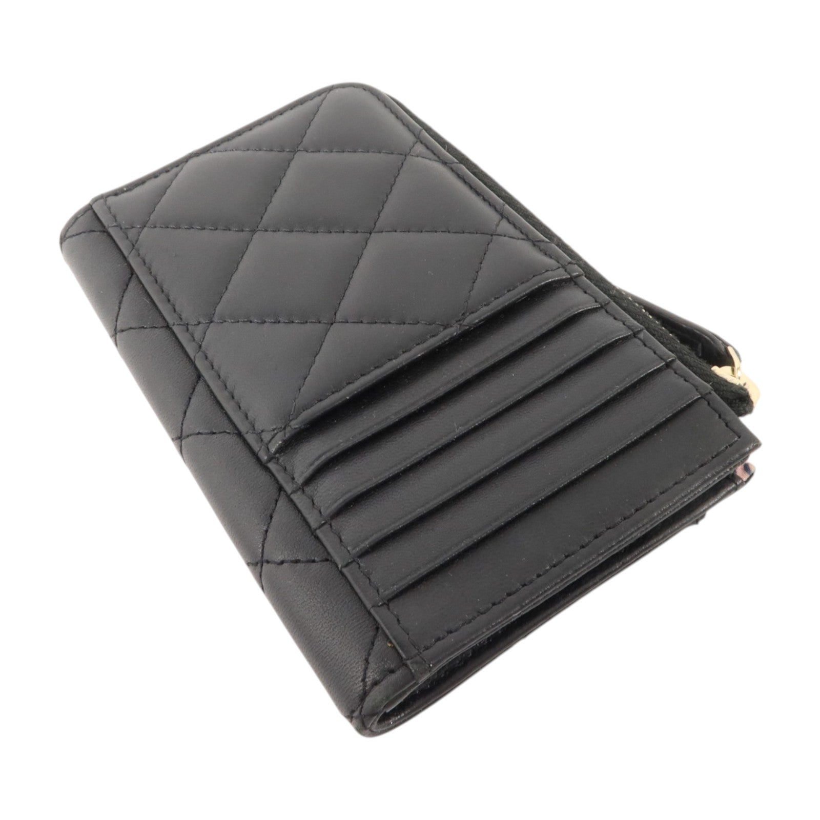 CHANEL 羊皮皮革Card Case金扣卡片套