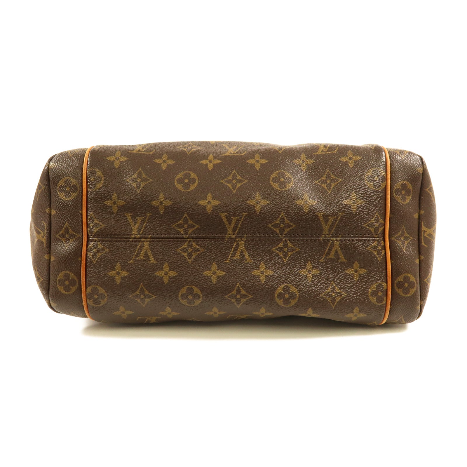 LOUIS VUITTON Monogram Totally MM金扣肩背袋棕色