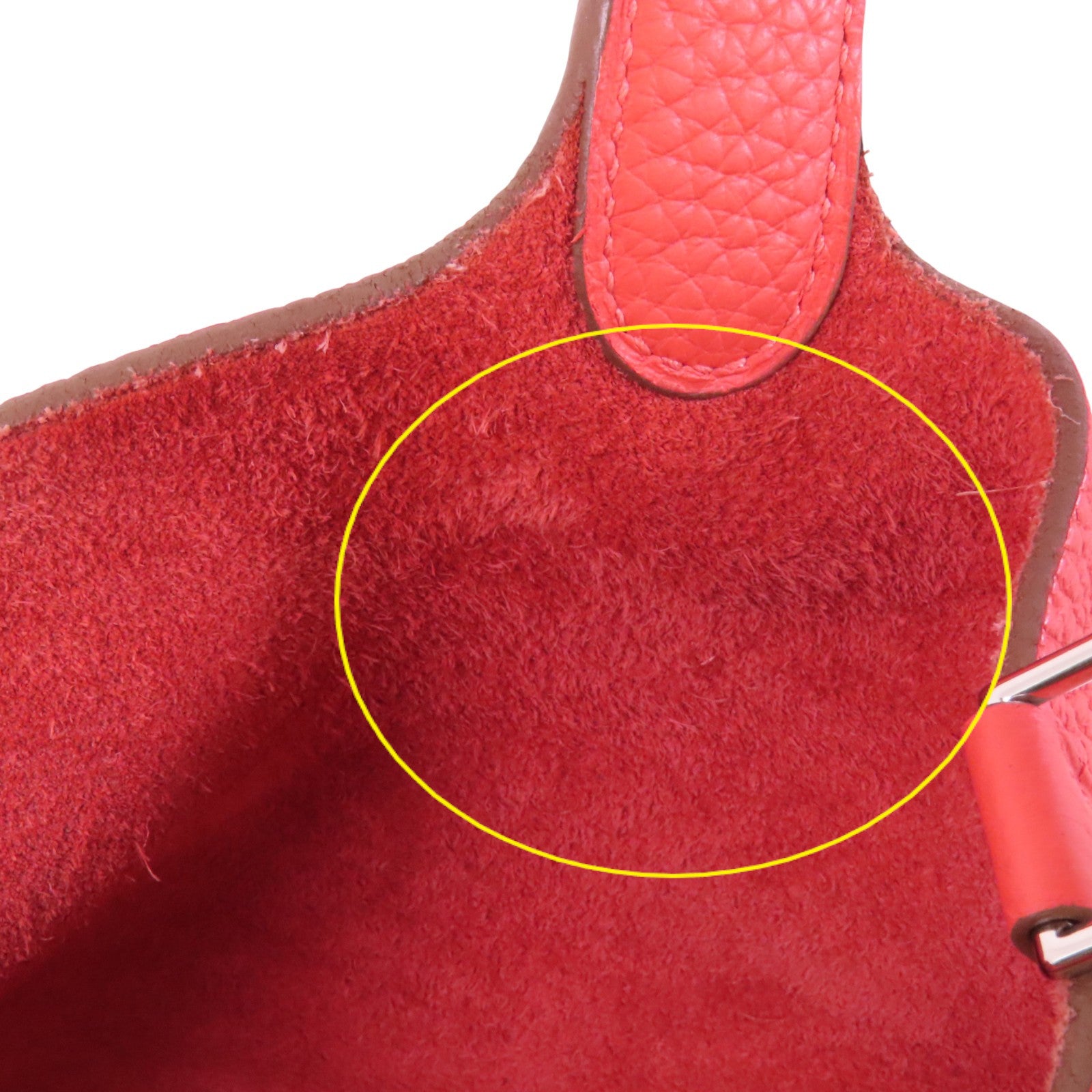 HERMES Clemence皮革Picotin PM銀扣手挽袋