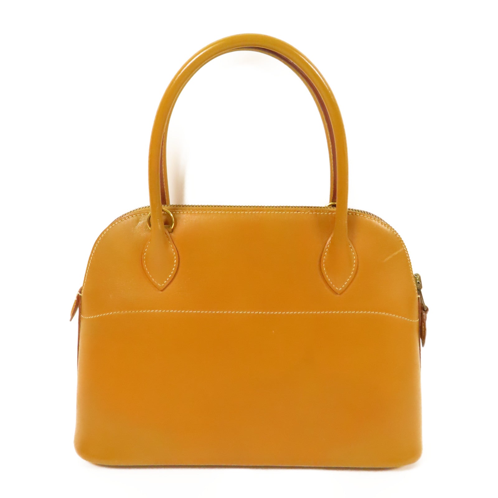 HERMES Chamonix皮革Bolide 27金扣手挽肩背兩用袋37 Gold