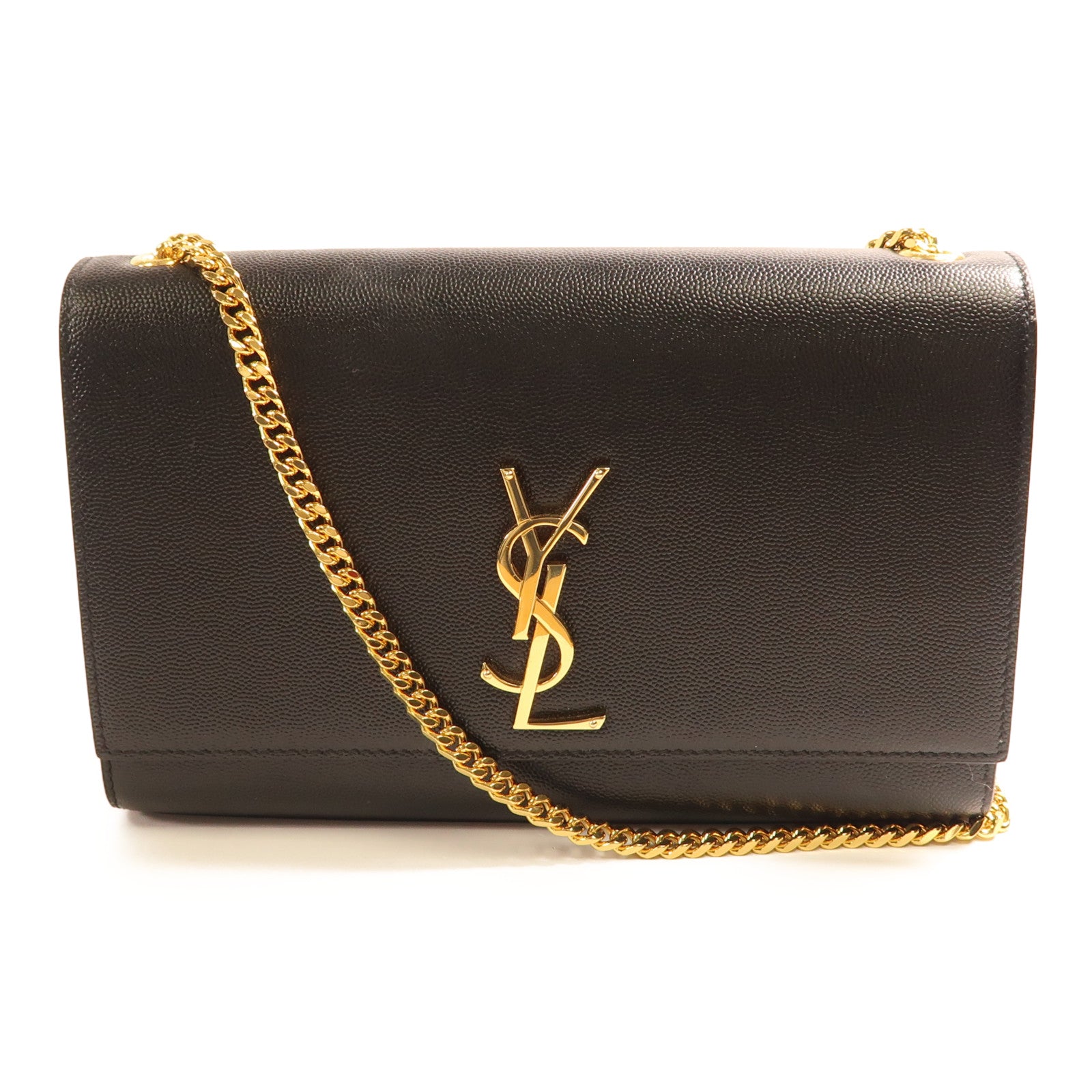 SAINT LAURENT 牛皮皮革Shoulder Bag金扣肩背袋