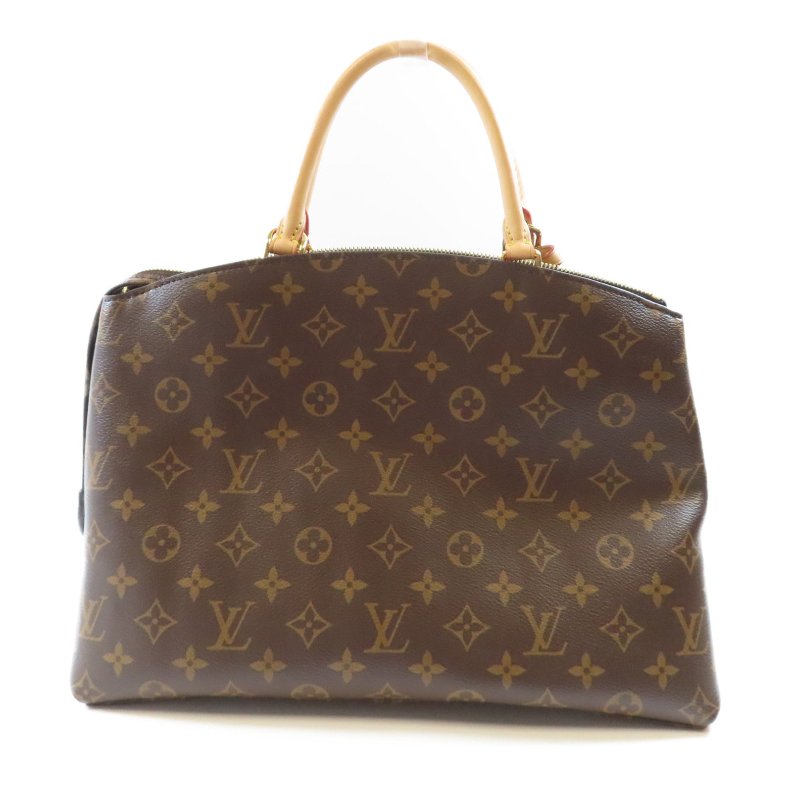 LOUIS VUITTON Monogram Petit Palais金扣手挽肩背兩用袋棕色