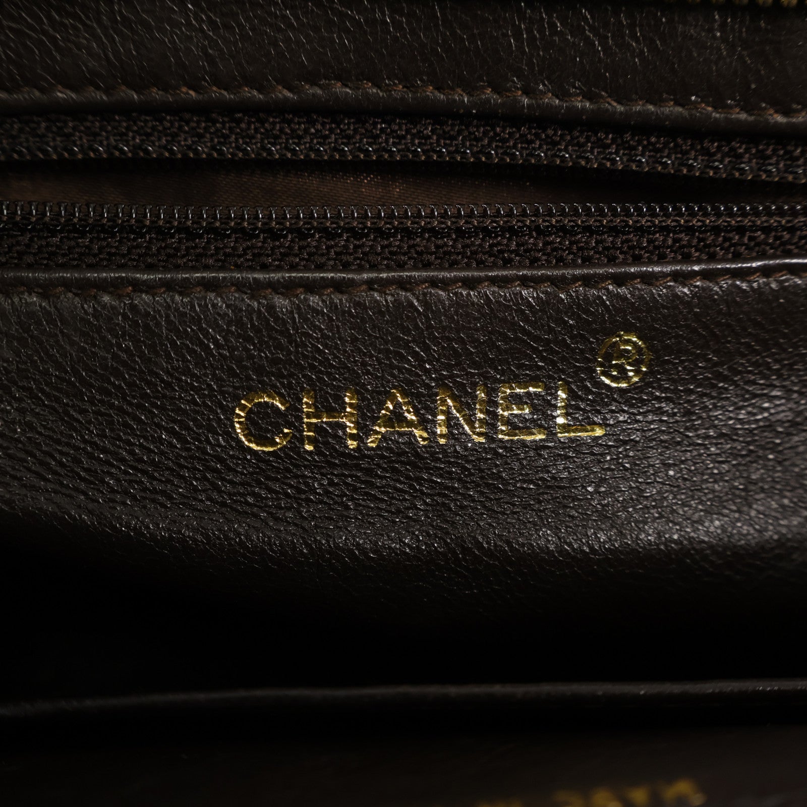 CHANEL 羊皮皮革Vintage Hand Bag金扣手挽袋