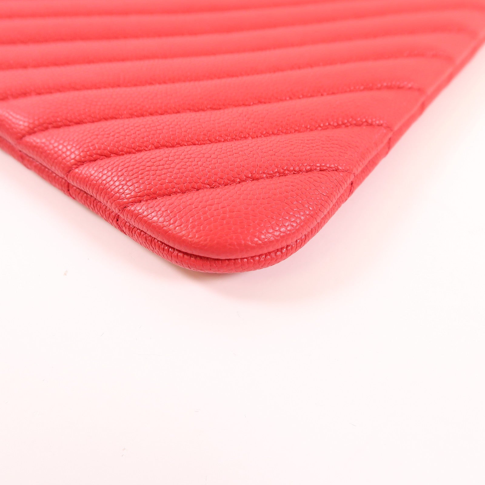 CHANEL 牛皮皮革Clutch Bag金扣手拿包