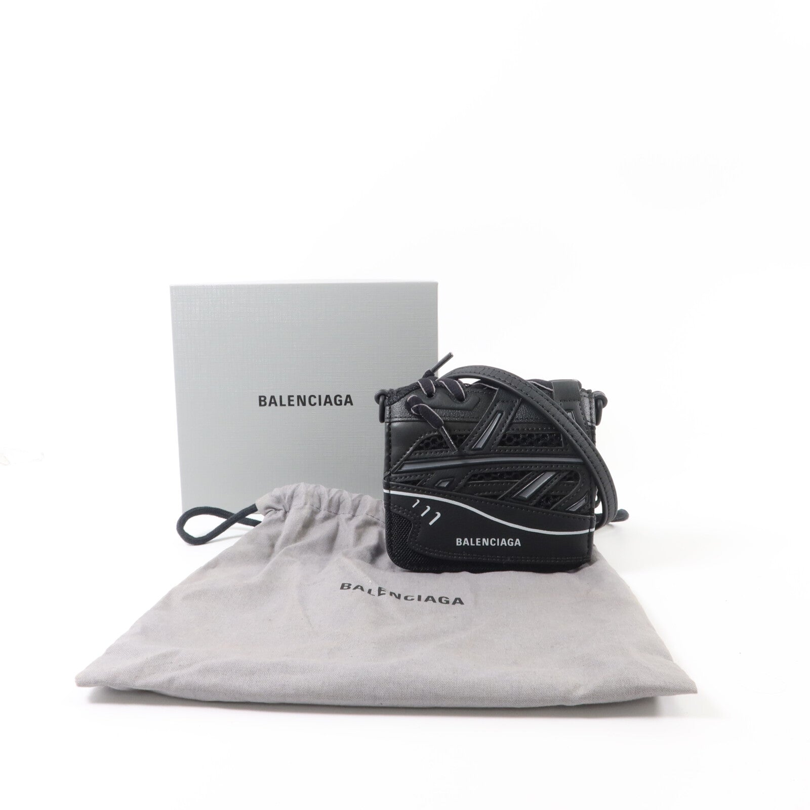 BALENCIAGA 牛皮皮革Sneakerhead Crossbody Wallet肩背袋