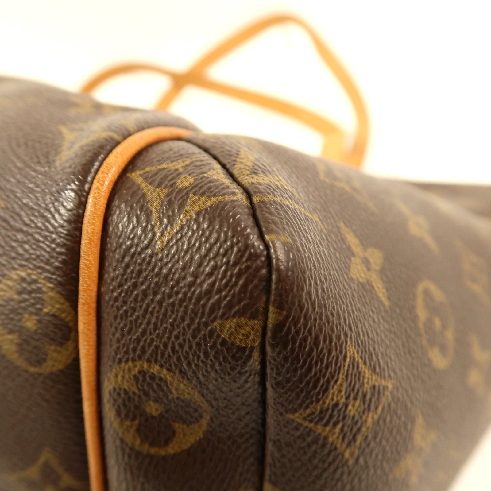 LOUIS VUITTON Monogram Totally MM金扣肩背袋棕色