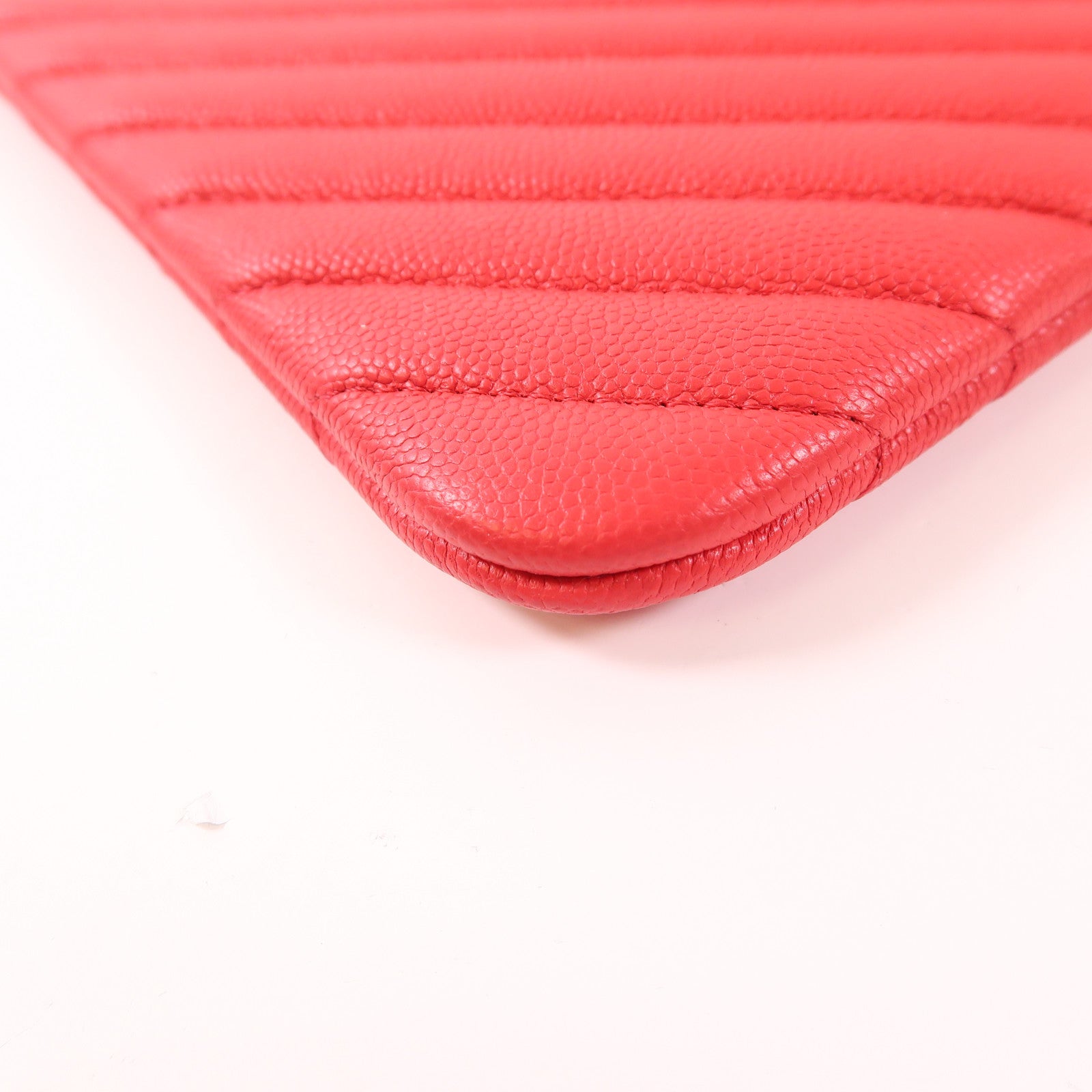 CHANEL 牛皮皮革Clutch Bag金扣手拿包