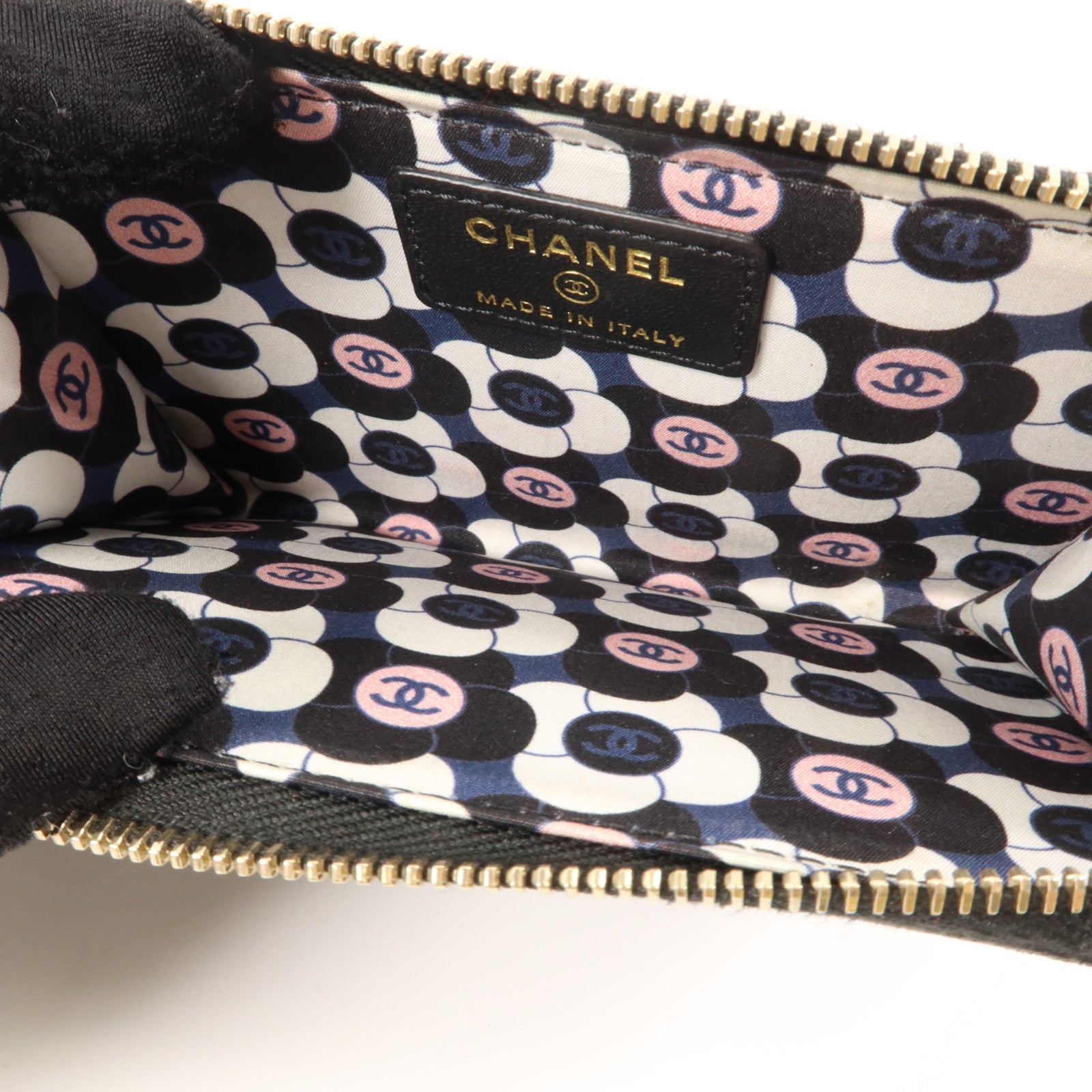 CHANEL 羊皮皮革Card Case金扣卡片套