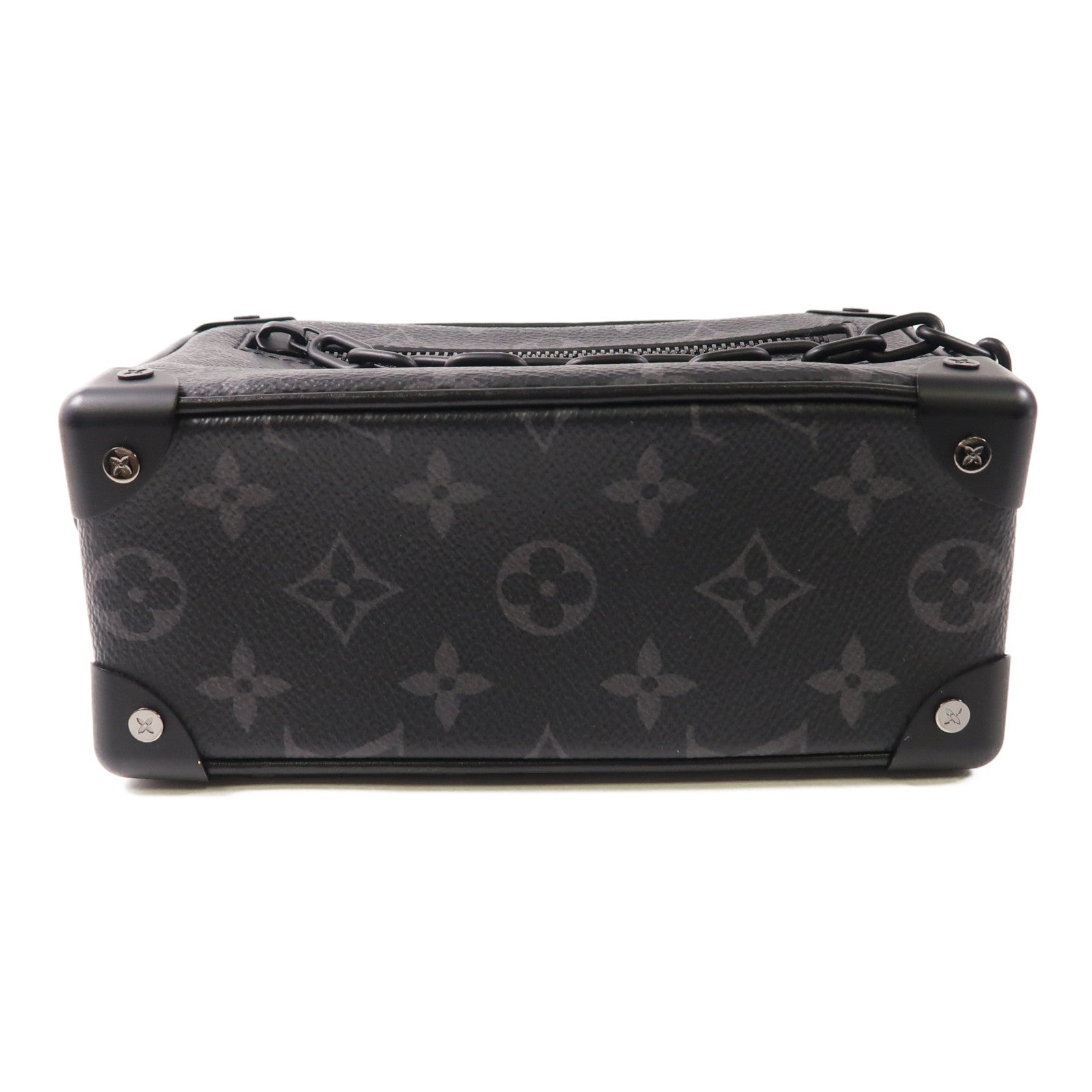 LOUIS VUITTON Monogram Eclipse Mini Soft Trunk肩背袋