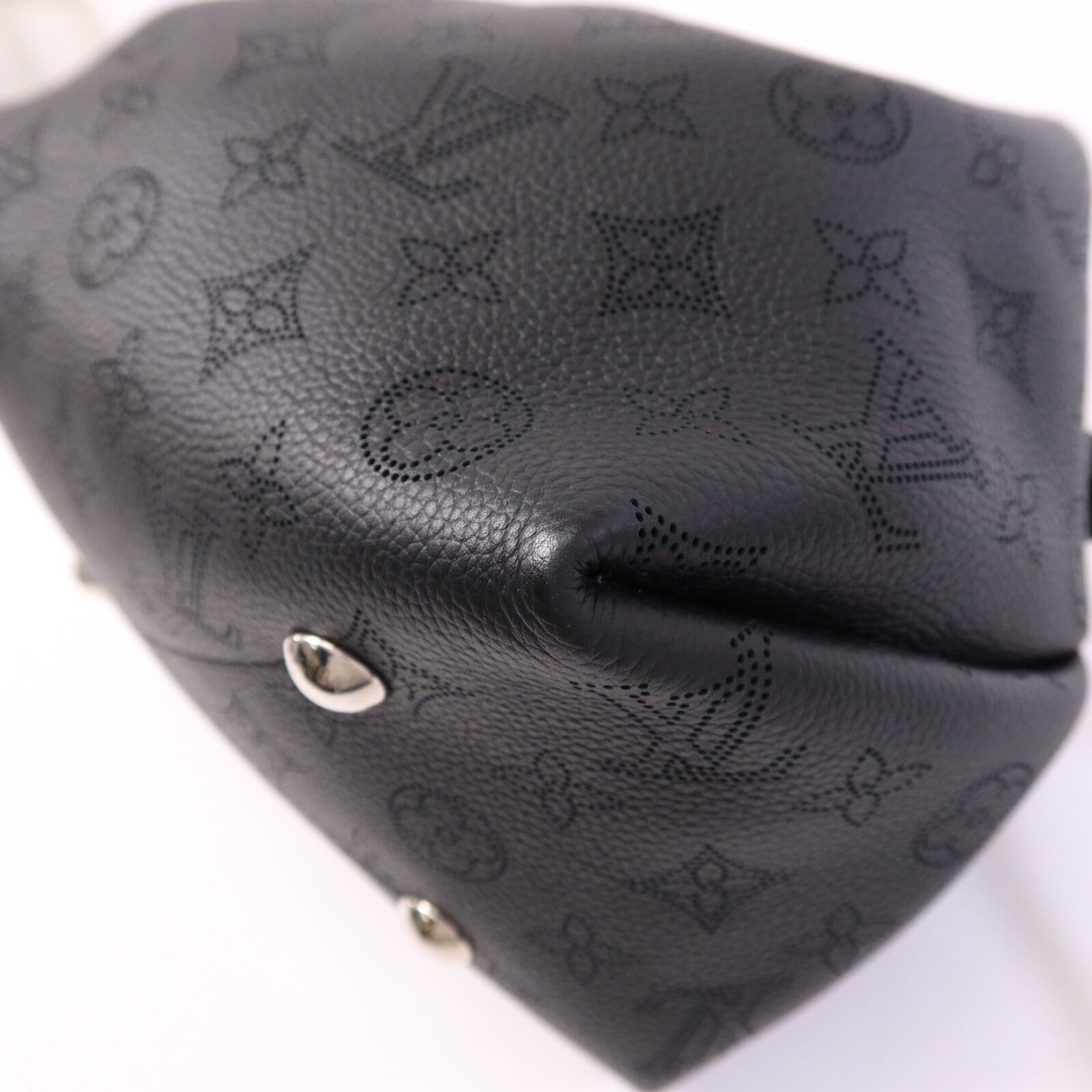 LOUIS VUITTON Mahina Bella銀扣手挽肩背兩用袋