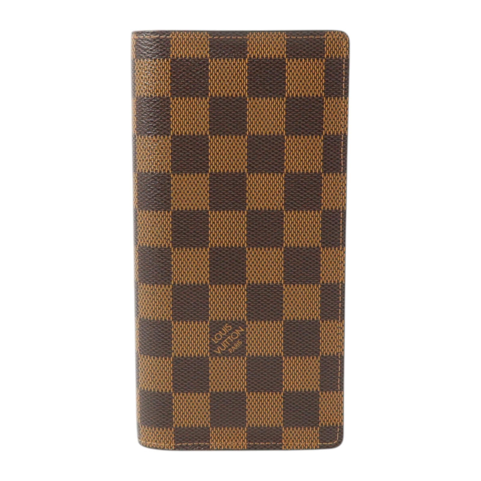 LOUIS VUITTON Damier Ebene Brazza長錢包