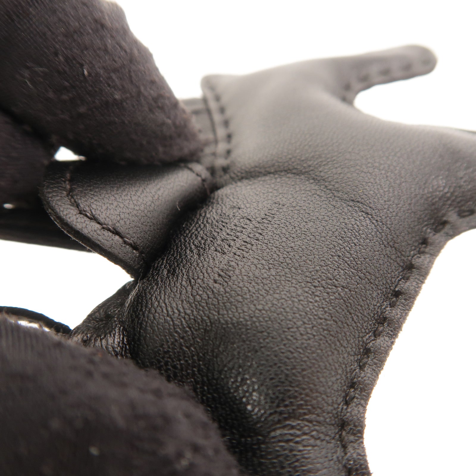 HERMES Milo/Swift皮革Rodeo PM掛飾Noir