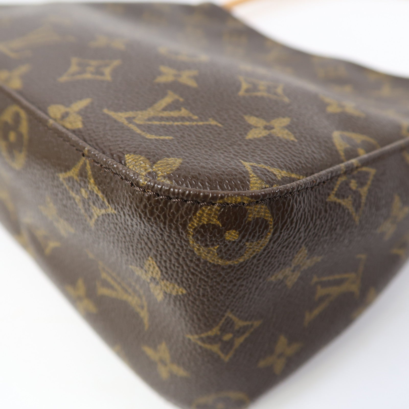 LOUIS VUITTON 【激減優惠】Monogram Looping MM金扣肩背袋啡色
