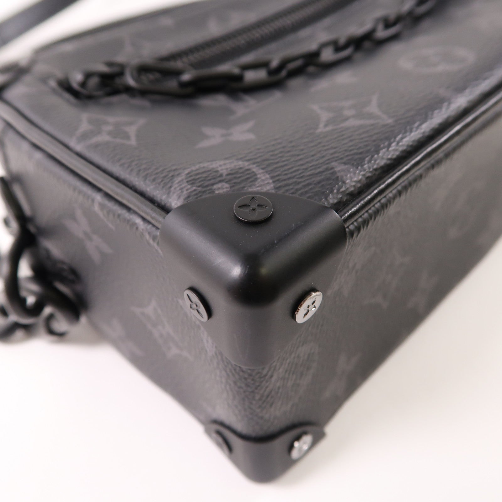 LOUIS VUITTON Monogram Eclipse Mini Soft Trunk肩背袋