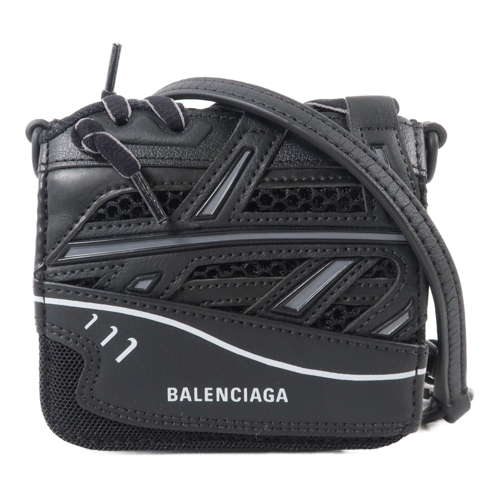 BALENCIAGA 牛皮皮革Sneakerhead Crossbody Wallet肩背袋