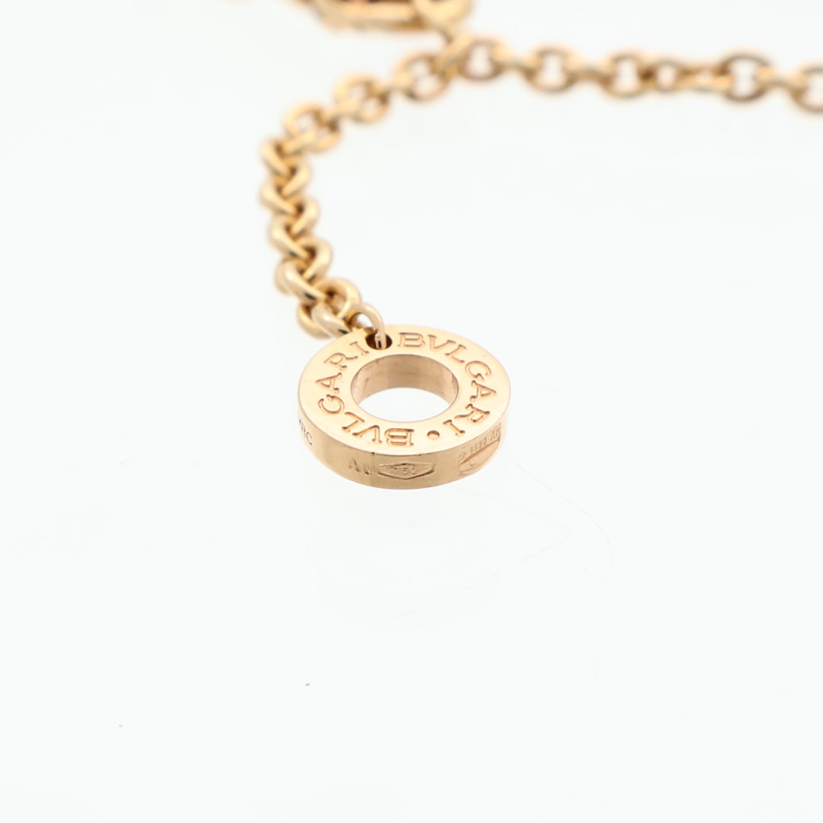 BVLGARI 18K玫瑰金Bvlgari Necklace縞瑪瑙項鍊