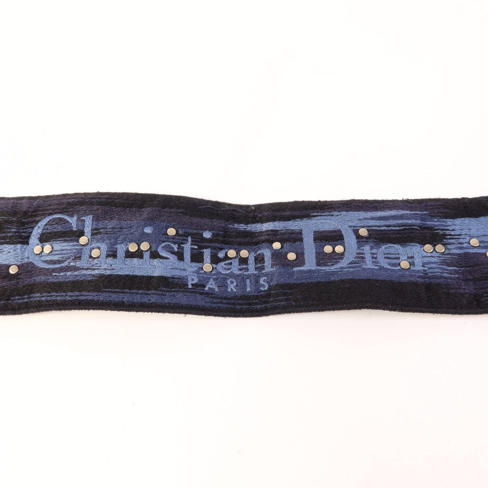 Dior 棉質/金屬Strap銀扣掛飾