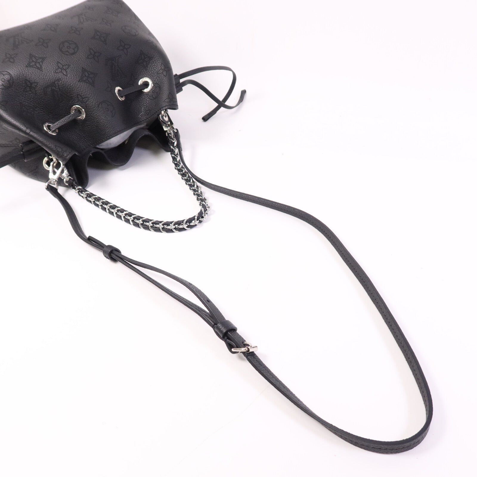 LOUIS VUITTON Mahina Bella銀扣手挽肩背兩用袋