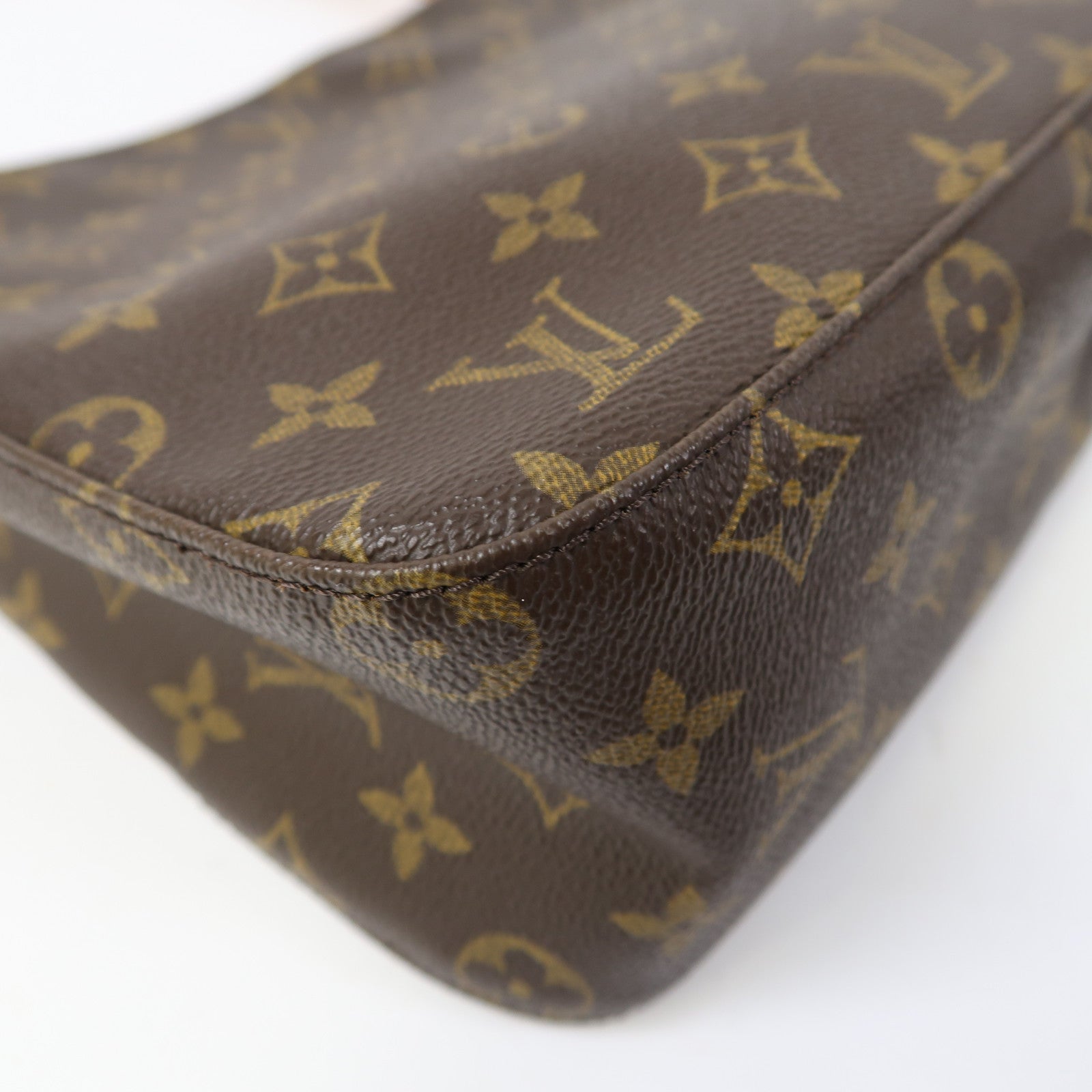 LOUIS VUITTON 【激減優惠】Monogram Looping MM金扣肩背袋啡色
