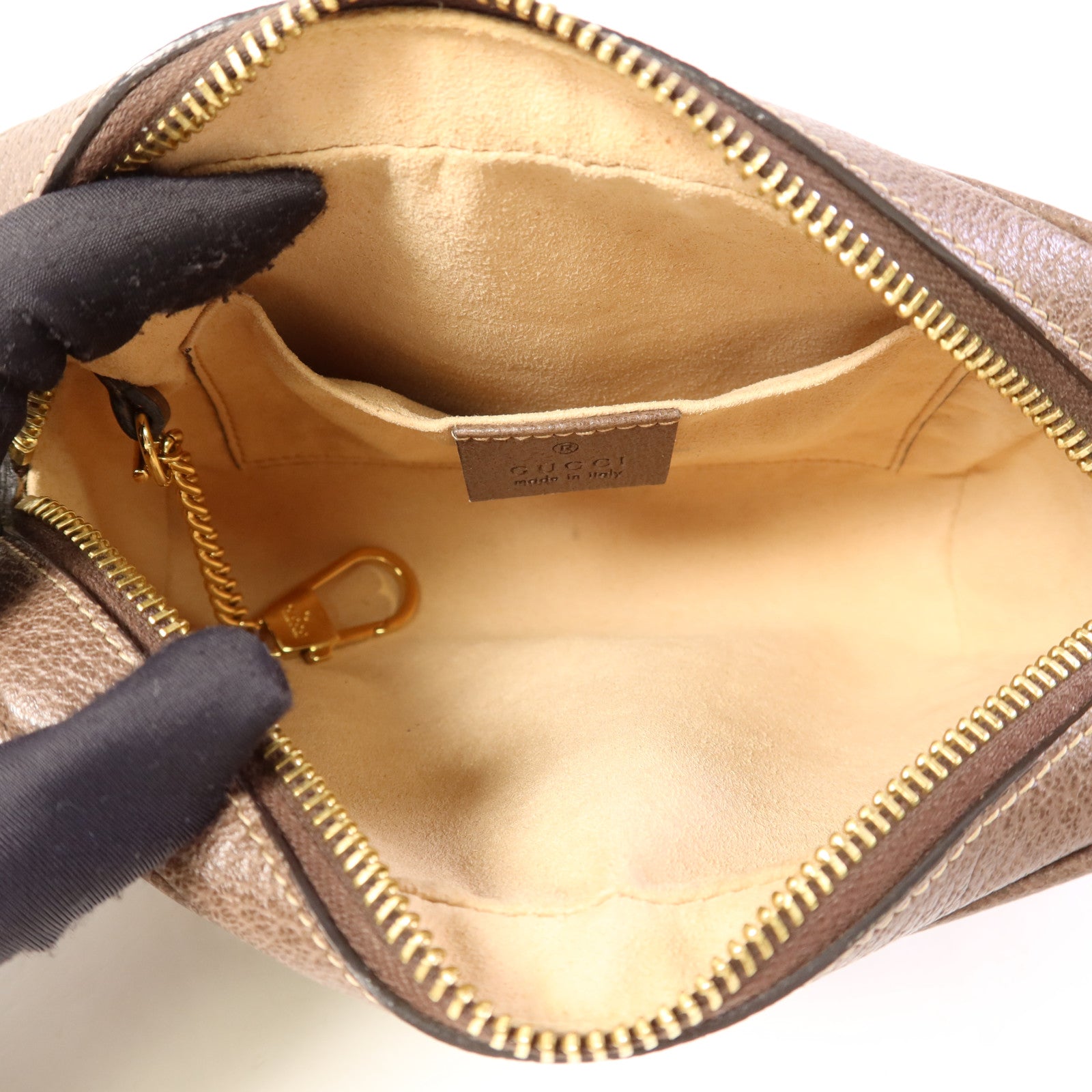 GUCCI 塗層帆布Ophidia GG Supreme Mini Bag金扣肩背袋