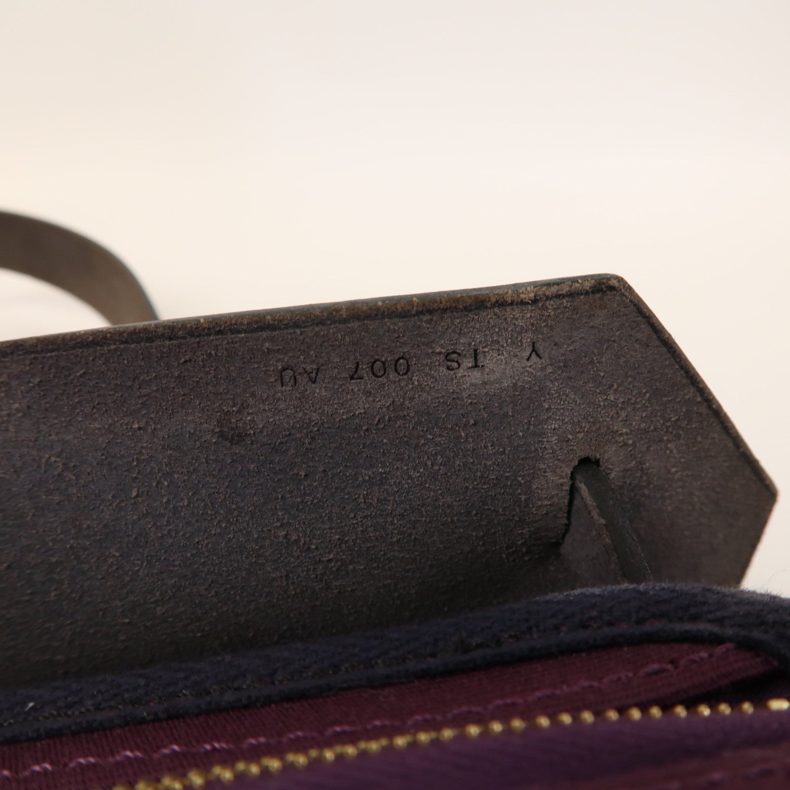 HERMES 帆布Herbag GM金扣手挽肩背兩用袋紫色