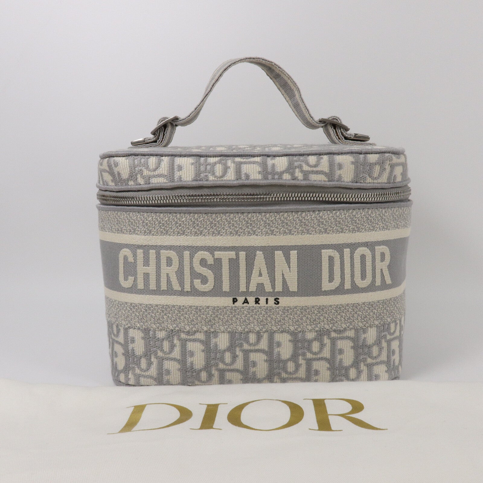 Dior 帆布Travel Vanity Case手挽袋